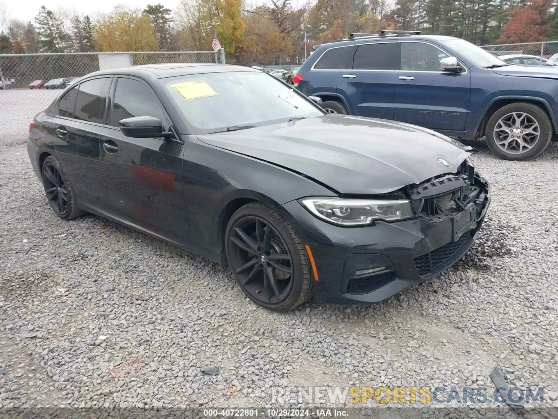 1 Photograph of a damaged car WBA5R7C57KAJ81510 BMW 330I 2019