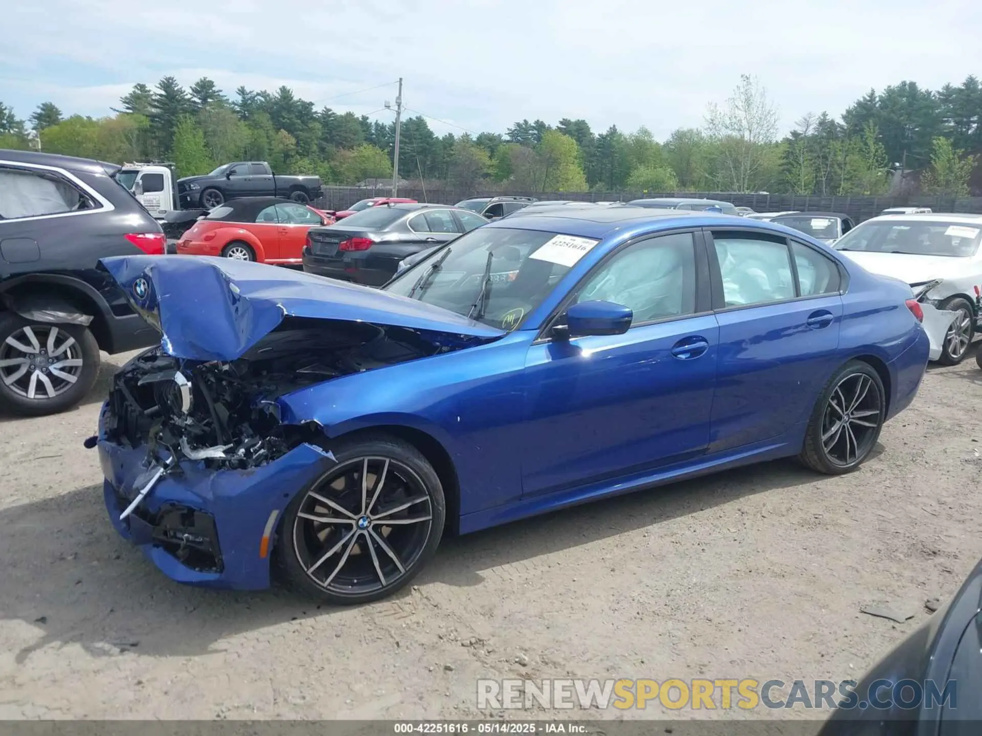 14 Photograph of a damaged car WBA5R7C57KAJ81832 BMW 330I 2019