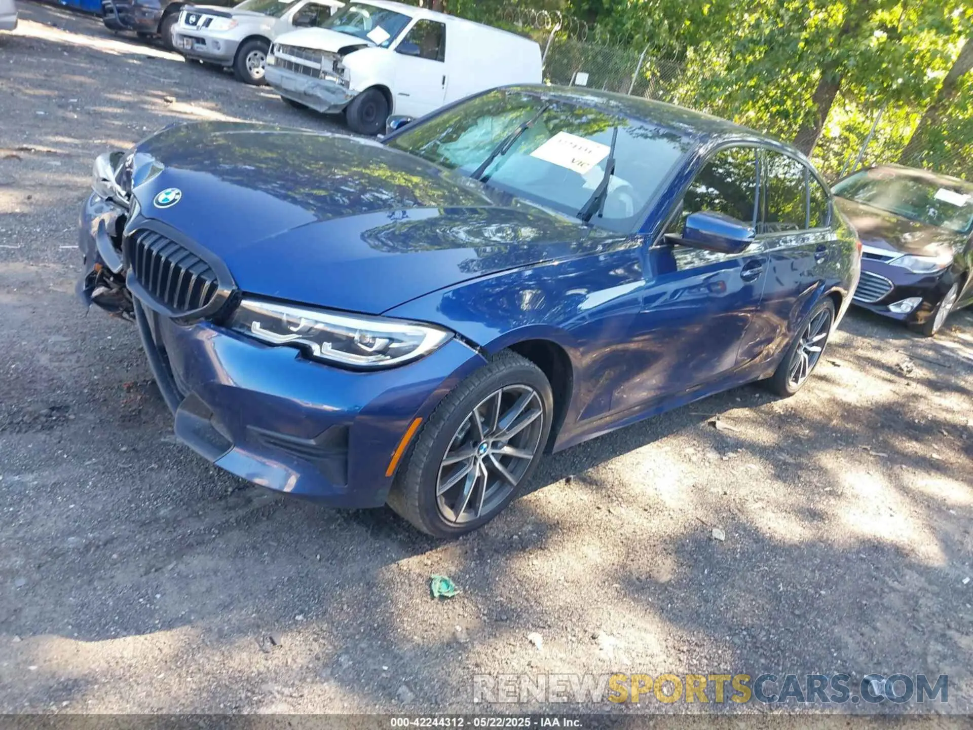 2 Photograph of a damaged car WBA5R7C59KAJ83727 BMW 330I 2019