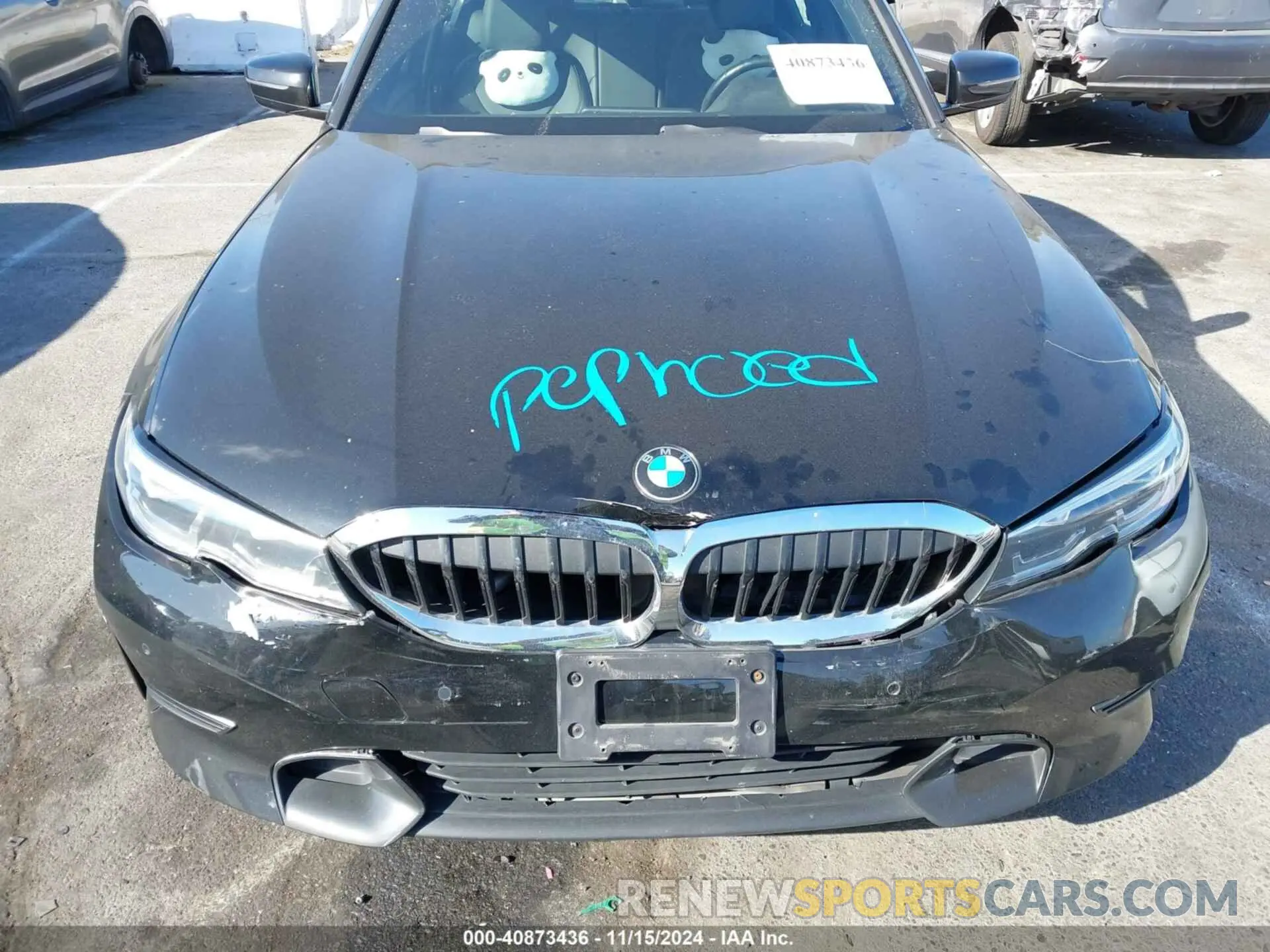 10 Photograph of a damaged car 3MW5R1J01L8B14418 BMW 330I 2020