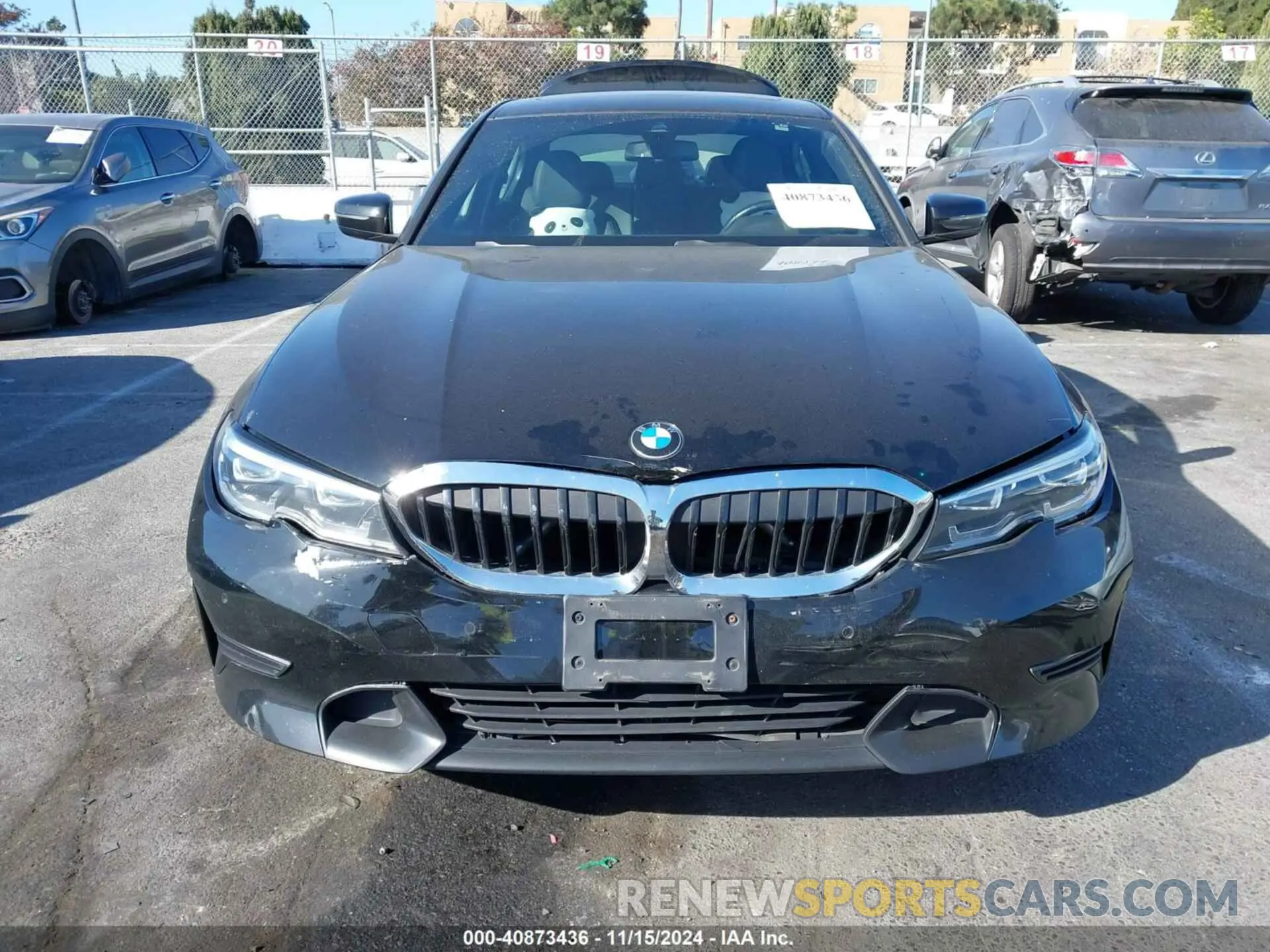 12 Photograph of a damaged car 3MW5R1J01L8B14418 BMW 330I 2020
