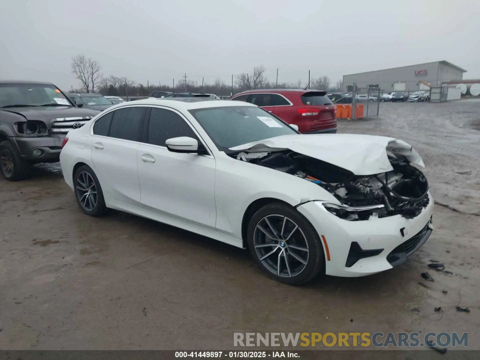 1 Photograph of a damaged car 3MW5R1J01L8B19134 BMW 330I 2020