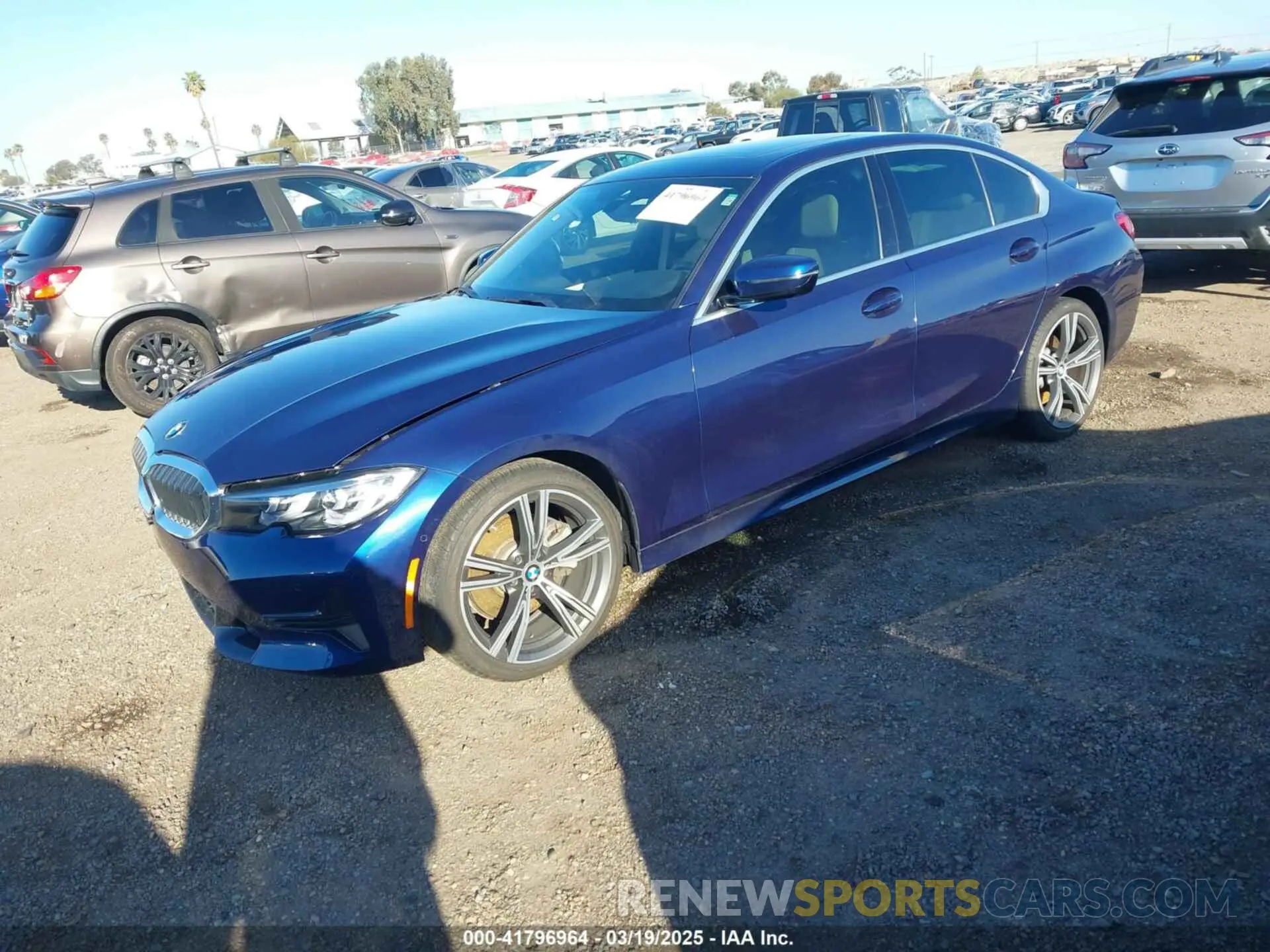 2 Photograph of a damaged car 3MW5R1J02L8B36329 BMW 330I 2020