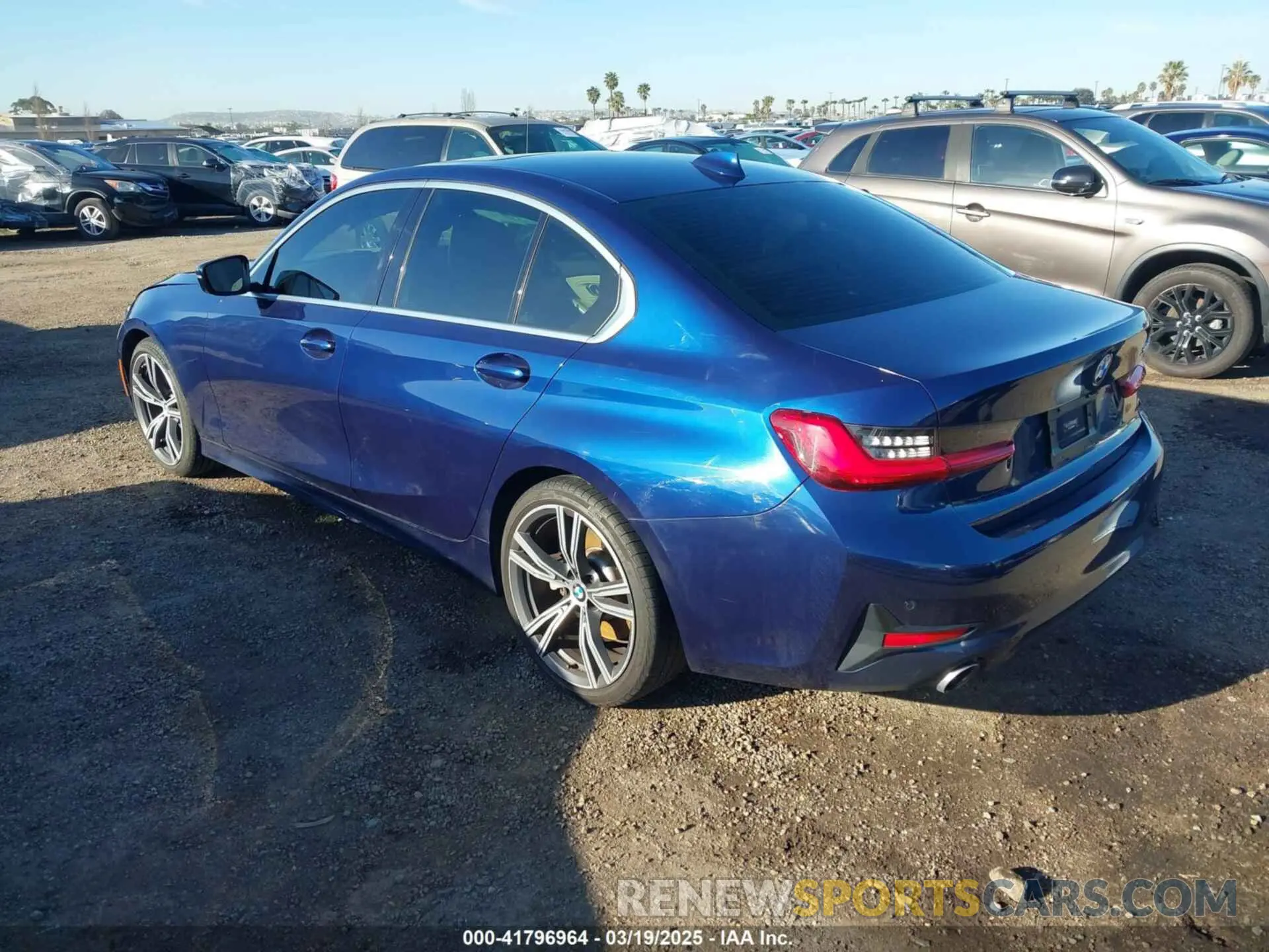 3 Photograph of a damaged car 3MW5R1J02L8B36329 BMW 330I 2020
