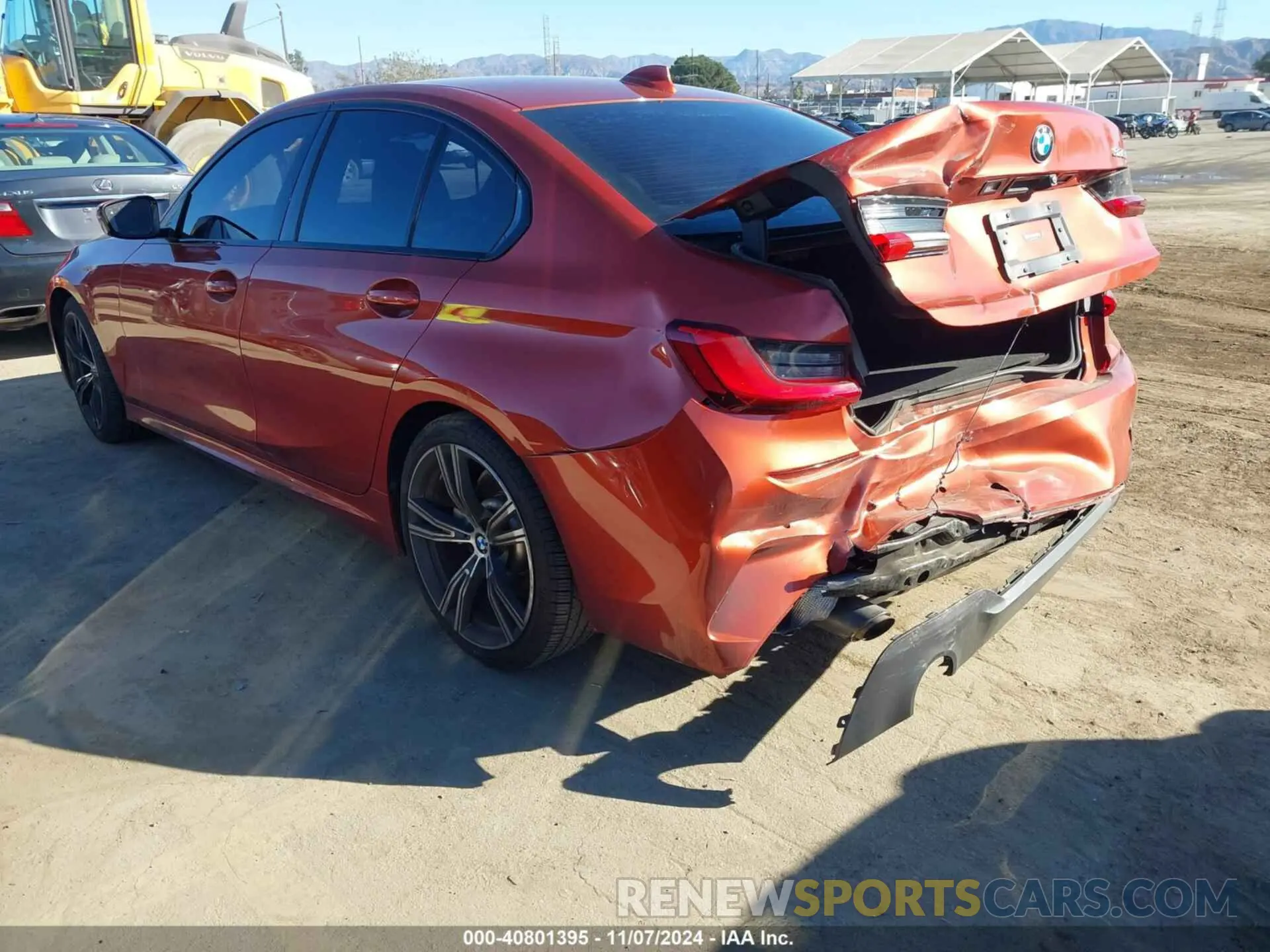 3 Photograph of a damaged car 3MW5R1J02L8B43801 BMW 330I 2020