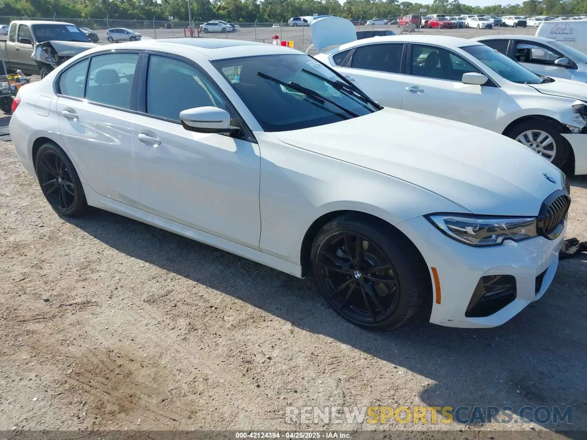 1 Photograph of a damaged car 3MW5R1J04L8B29799 BMW 330I 2020