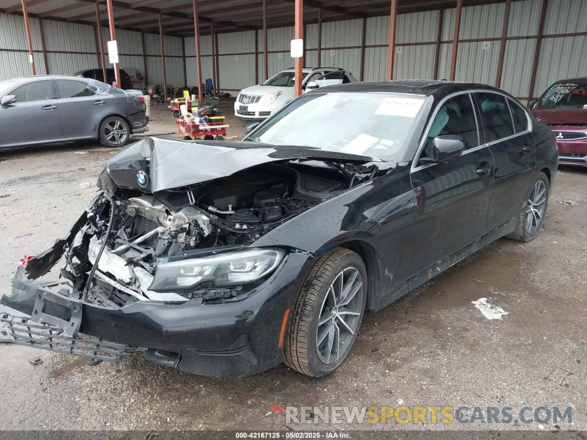 2 Photograph of a damaged car 3MW5R1J06L8B46331 BMW 330I 2020