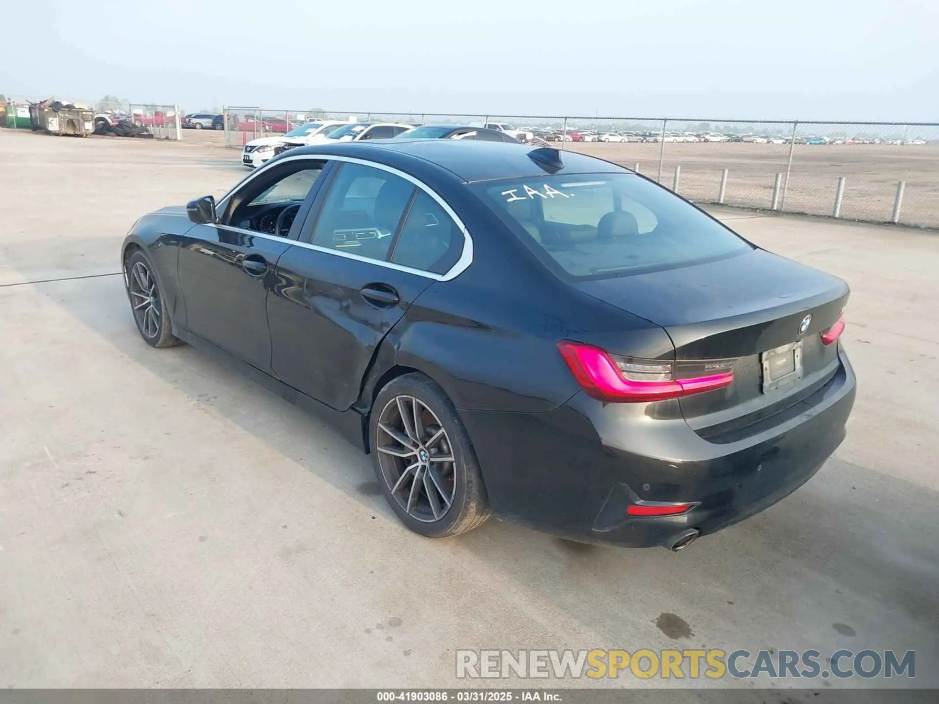 3 Фотография поврежденного автомобиля 3MW5R1J09L8B23318 BMW 330I 2020