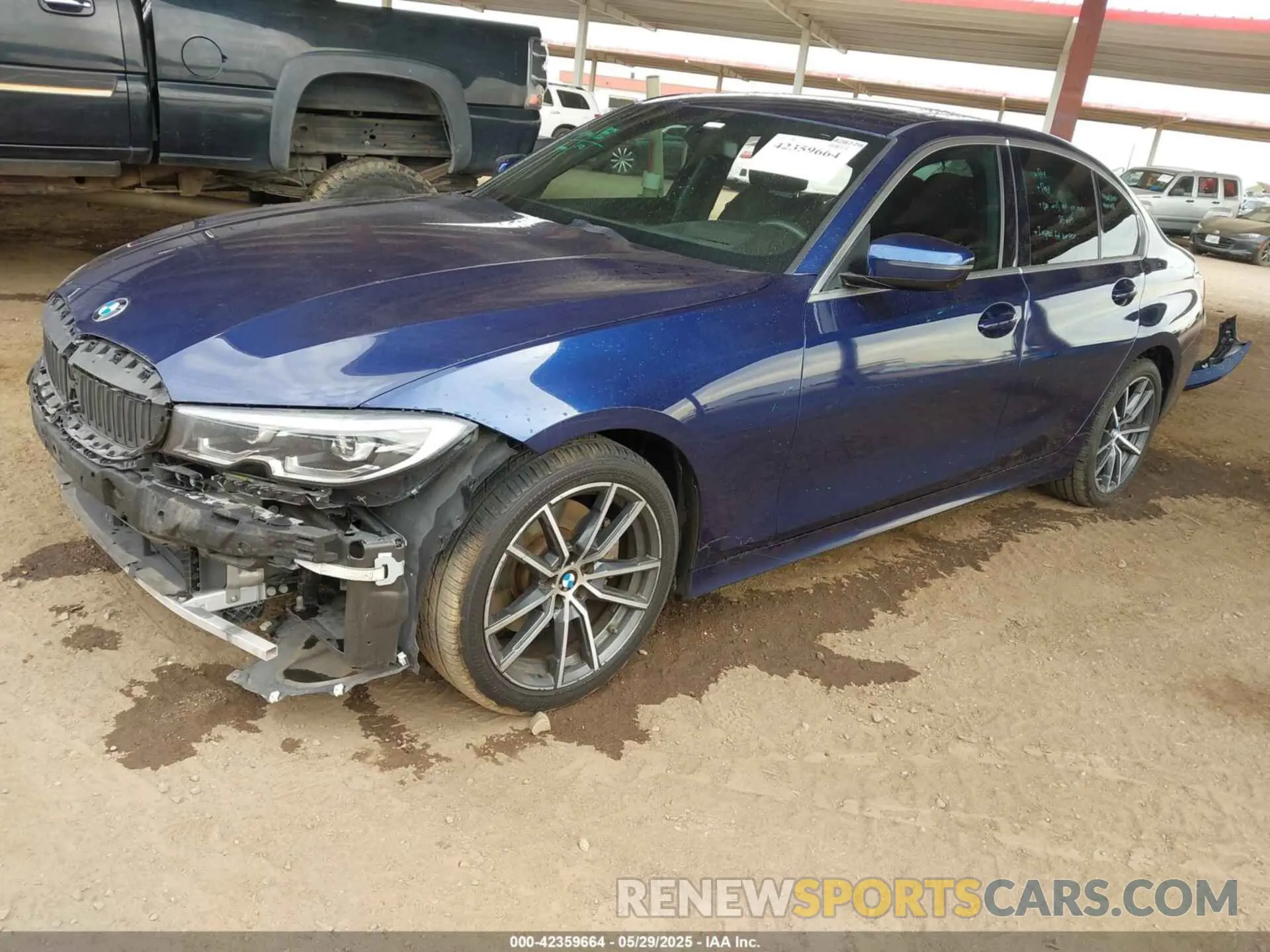 2 Photograph of a damaged car 3MW5R1J0XL8B09072 BMW 330I 2020