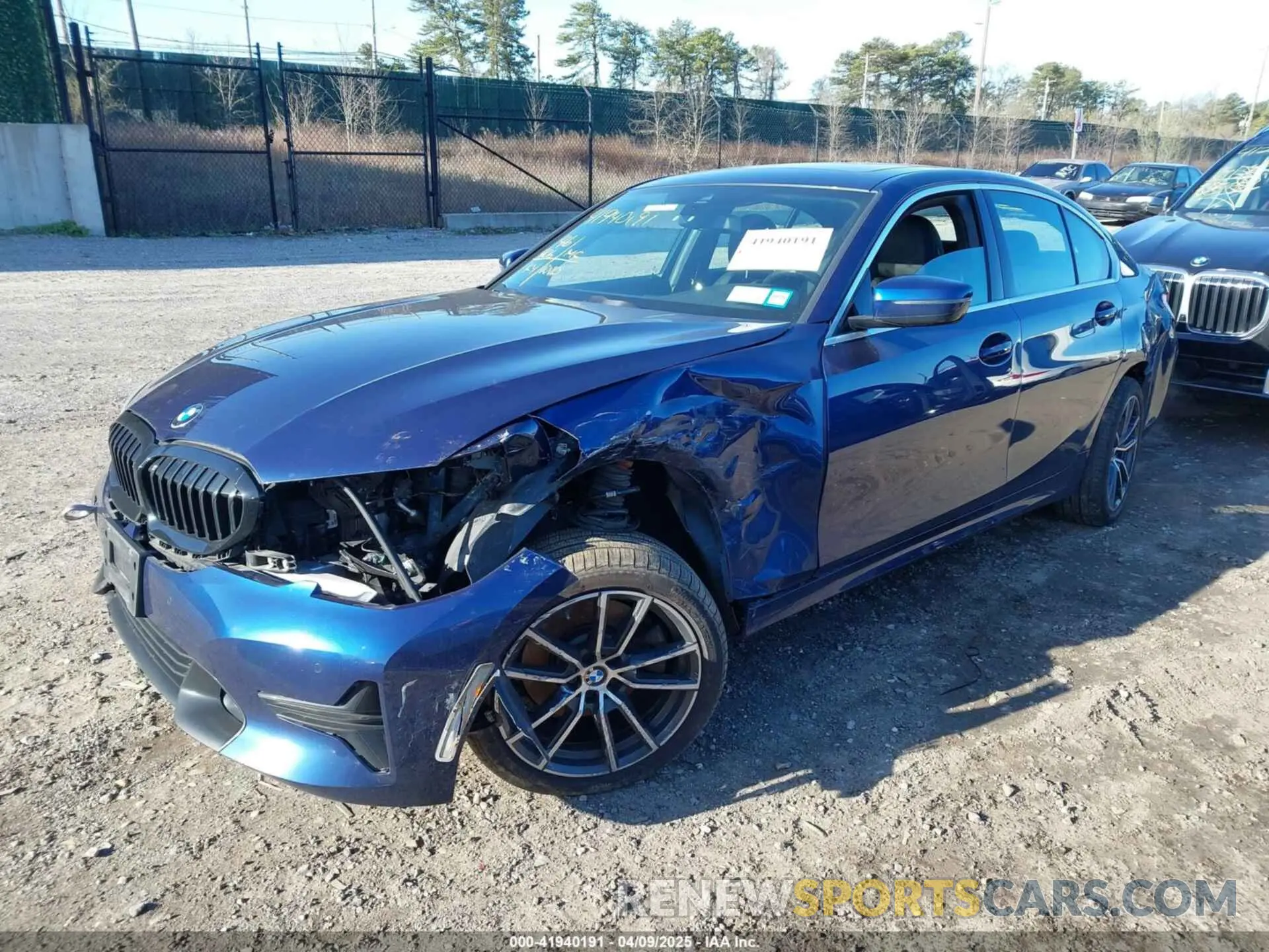 2 Photograph of a damaged car 3MW5R7J00L8B32413 BMW 330I 2020