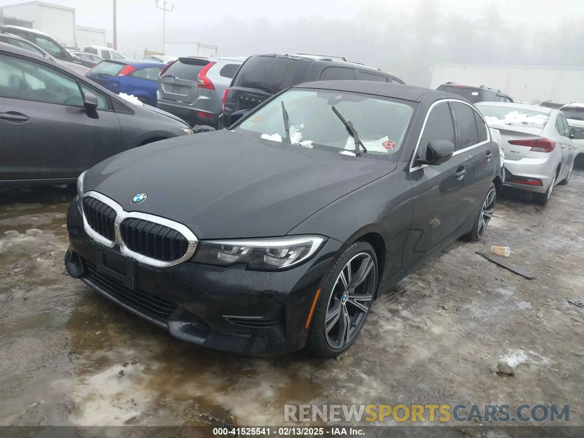 2 Photograph of a damaged car 3MW5R7J02L8B27598 BMW 330I 2020