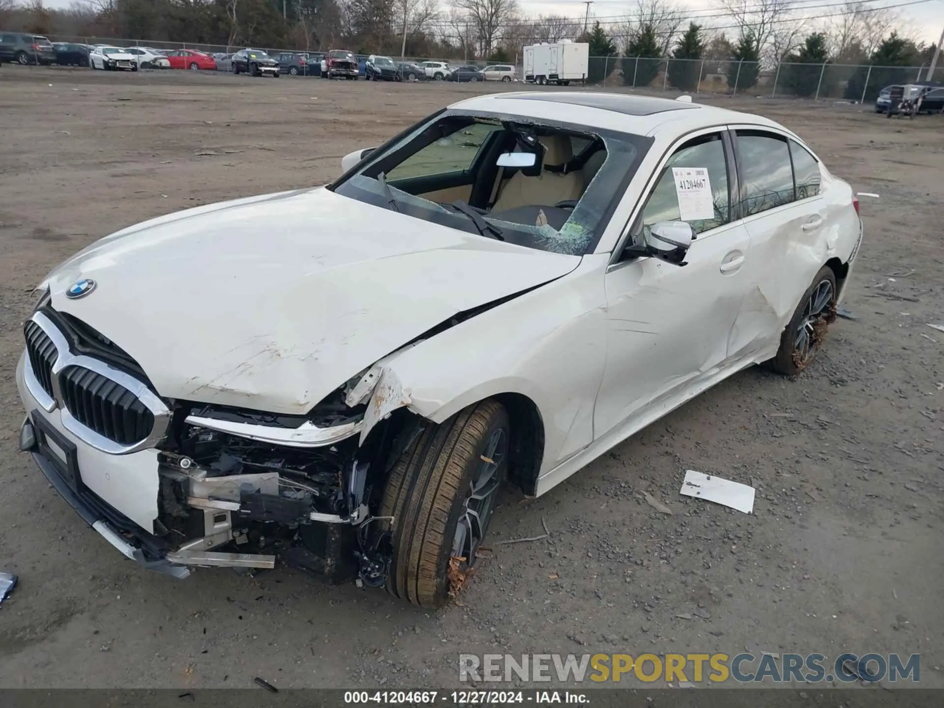 2 Photograph of a damaged car 3MW5R7J02L8B46152 BMW 330I 2020