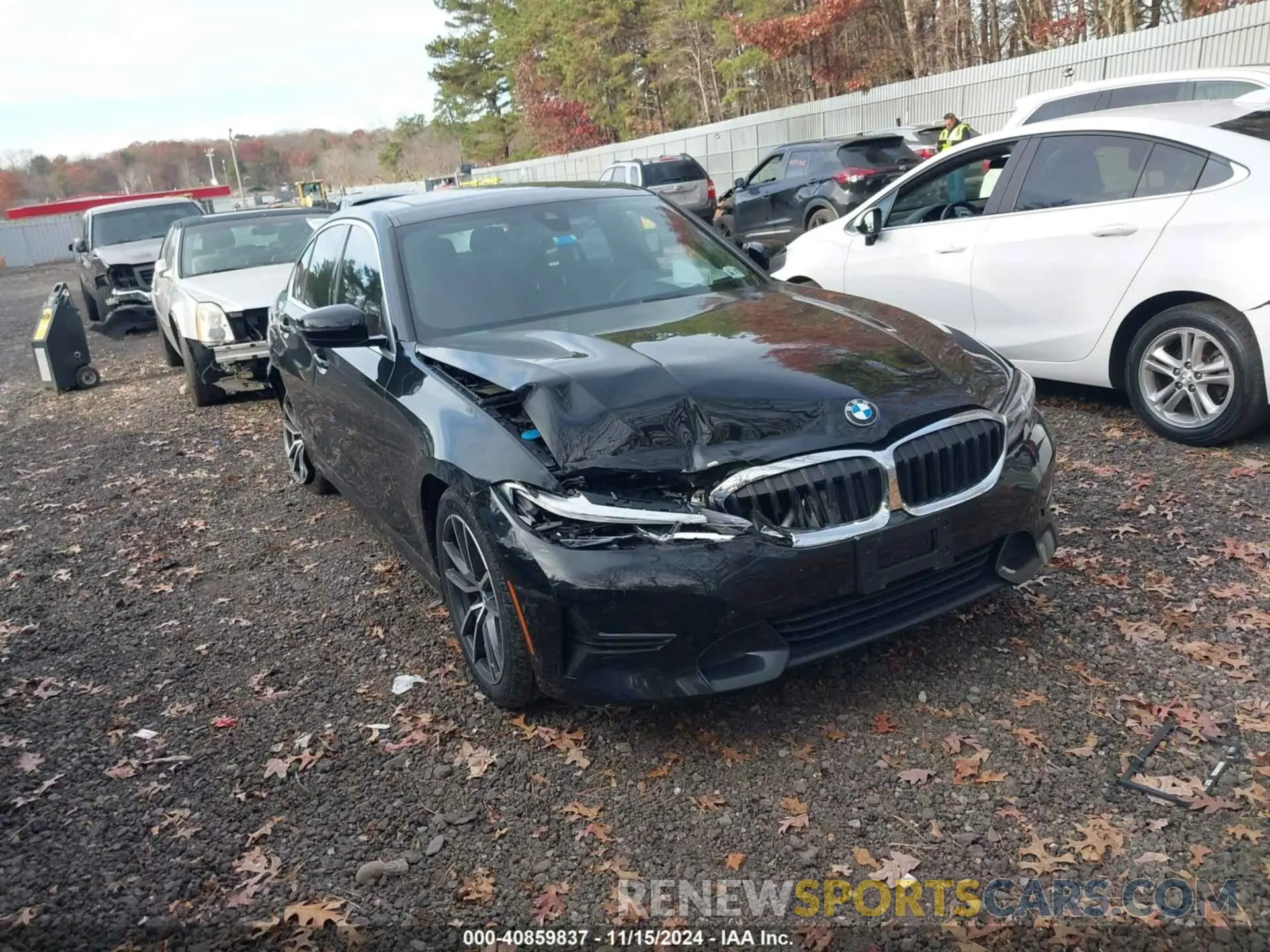 1 Фотография поврежденного автомобиля 3MW5R7J03L8B17338 BMW 330I 2020