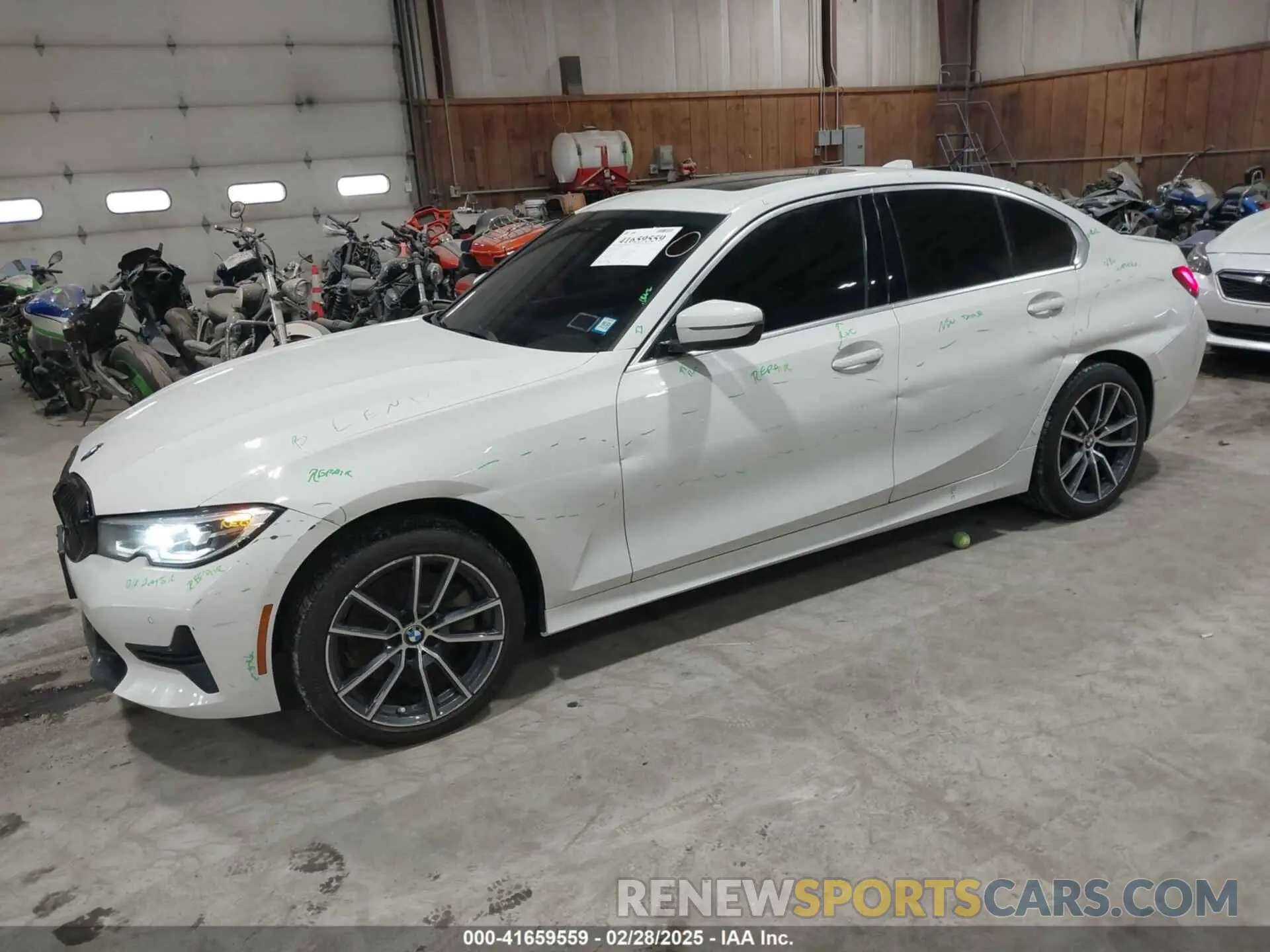 2 Photograph of a damaged car 3MW5R7J06L8B17690 BMW 330I 2020