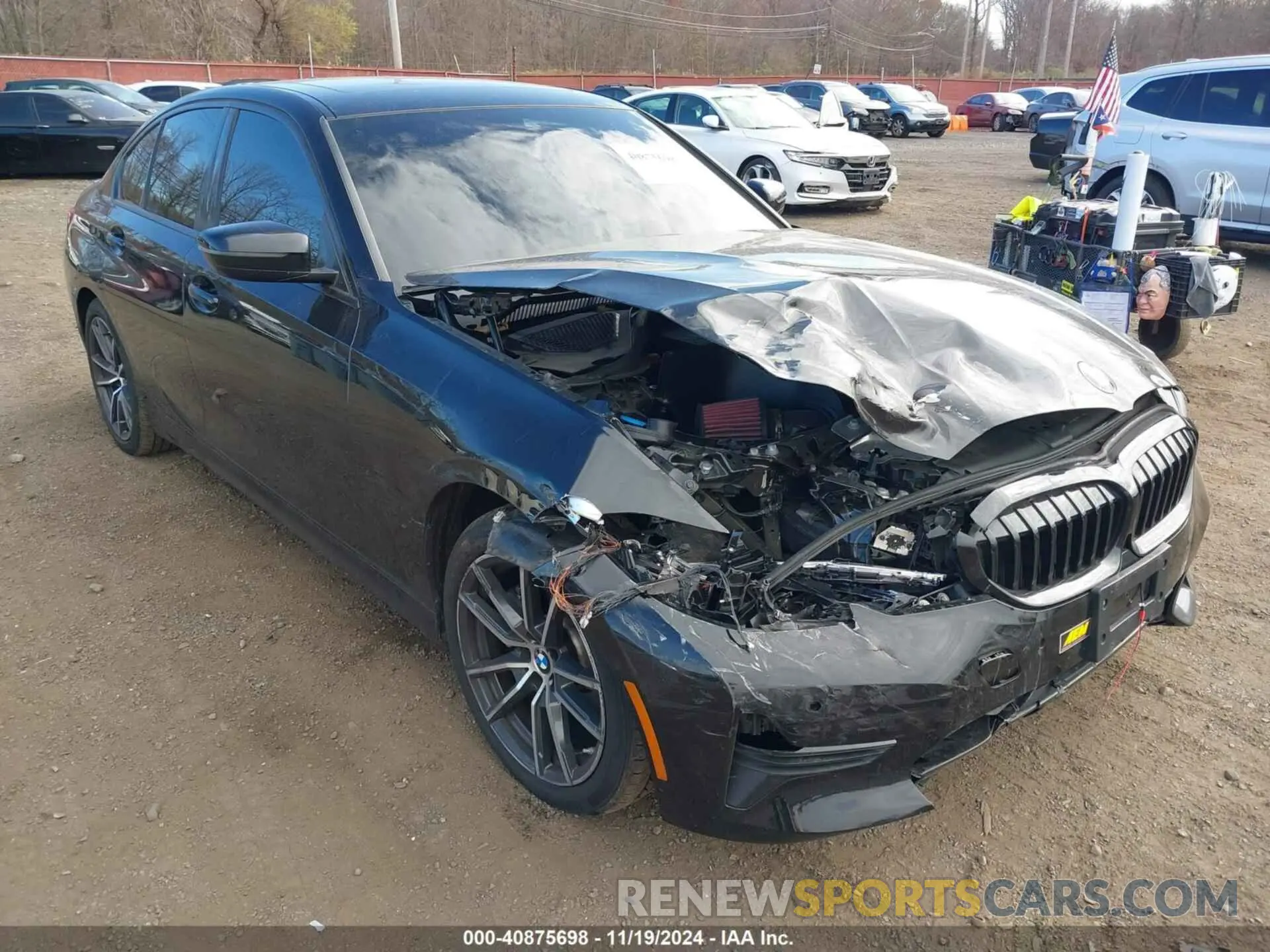 6 Фотография поврежденного автомобиля 3MW5R7J07L8B46132 BMW 330I 2020