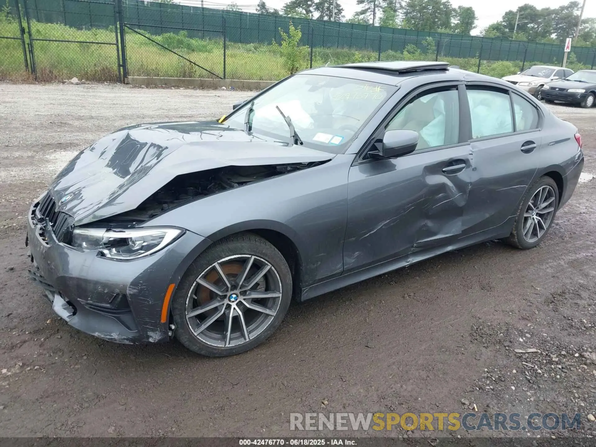 2 Photograph of a damaged car 3MW5R7J0XL8B33178 BMW 330I 2020