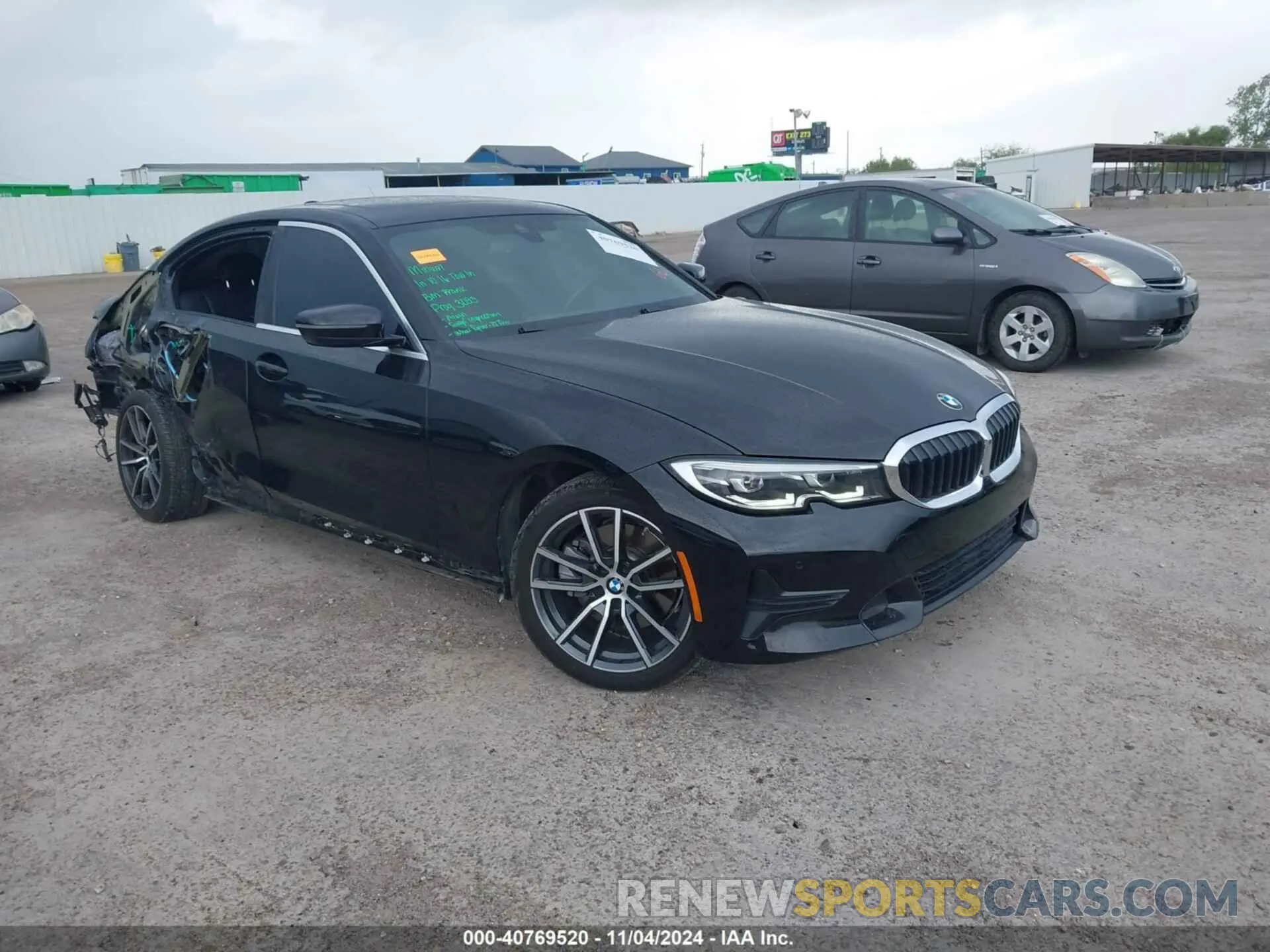 1 Photograph of a damaged car WBA5R7C02LFH39694 BMW 330I 2020