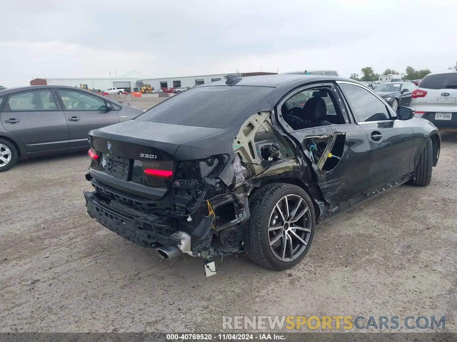 4 Photograph of a damaged car WBA5R7C02LFH39694 BMW 330I 2020
