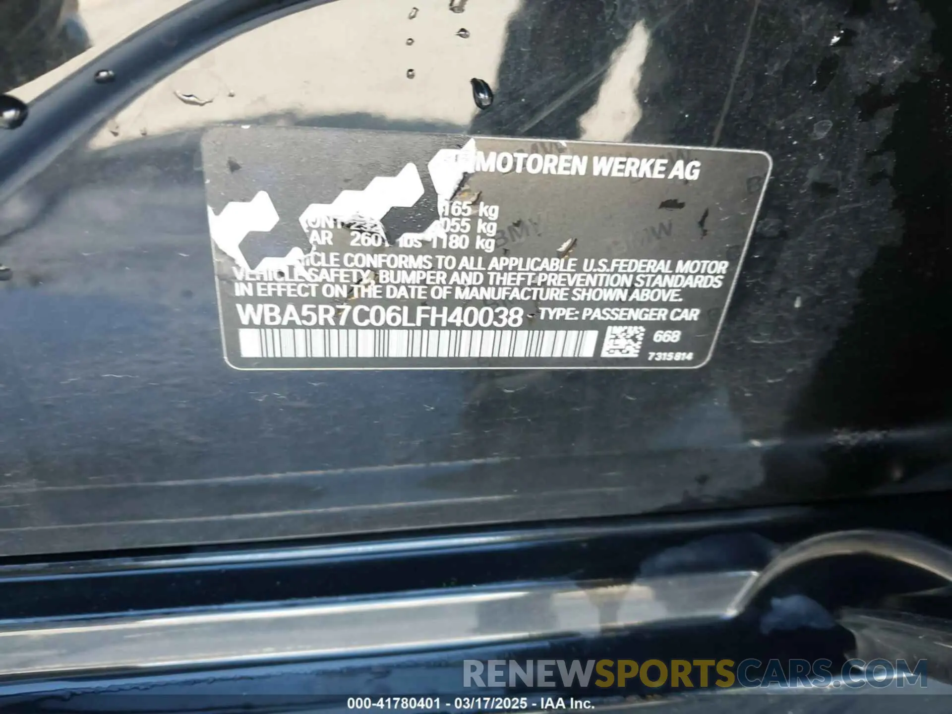 9 Фотография поврежденного автомобиля WBA5R7C06LFH40038 BMW 330I 2020