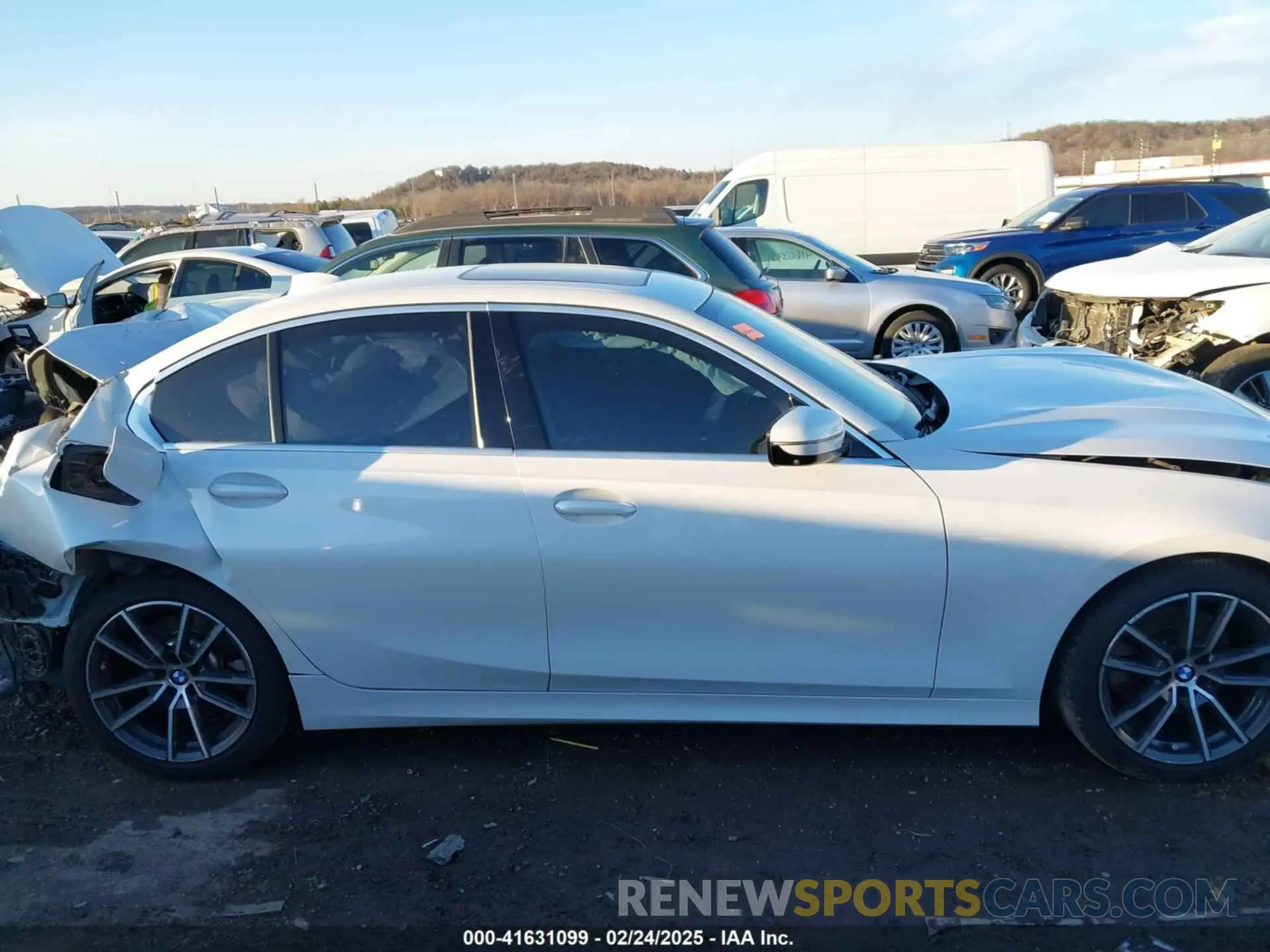 13 Photograph of a damaged car 3MW5R1J04M8B97067 BMW 330I 2021