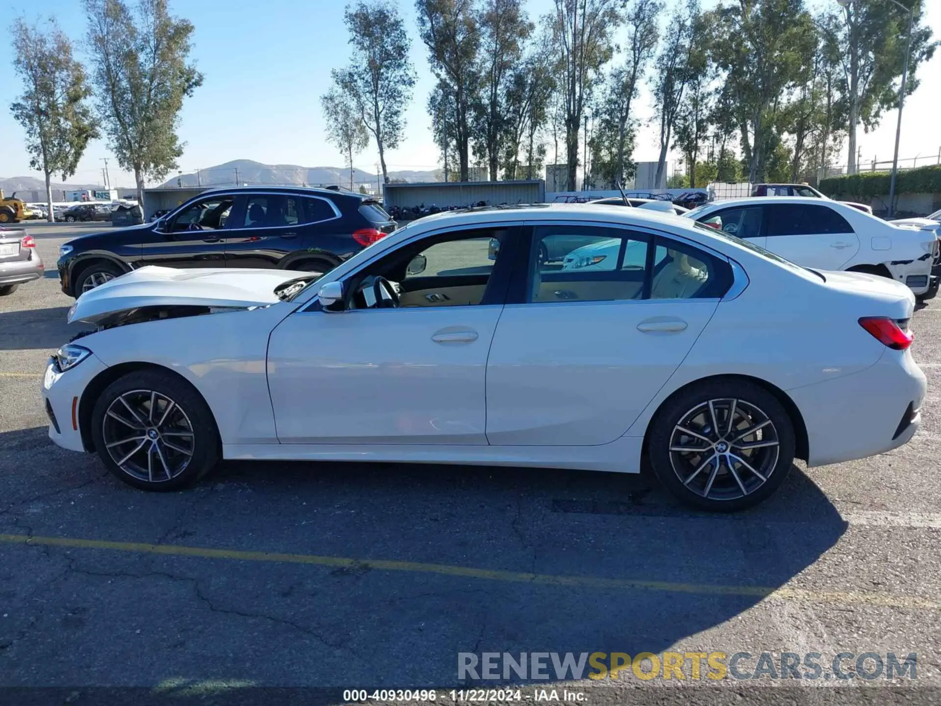 14 Фотография поврежденного автомобиля 3MW5R1J05M8B87468 BMW 330I 2021