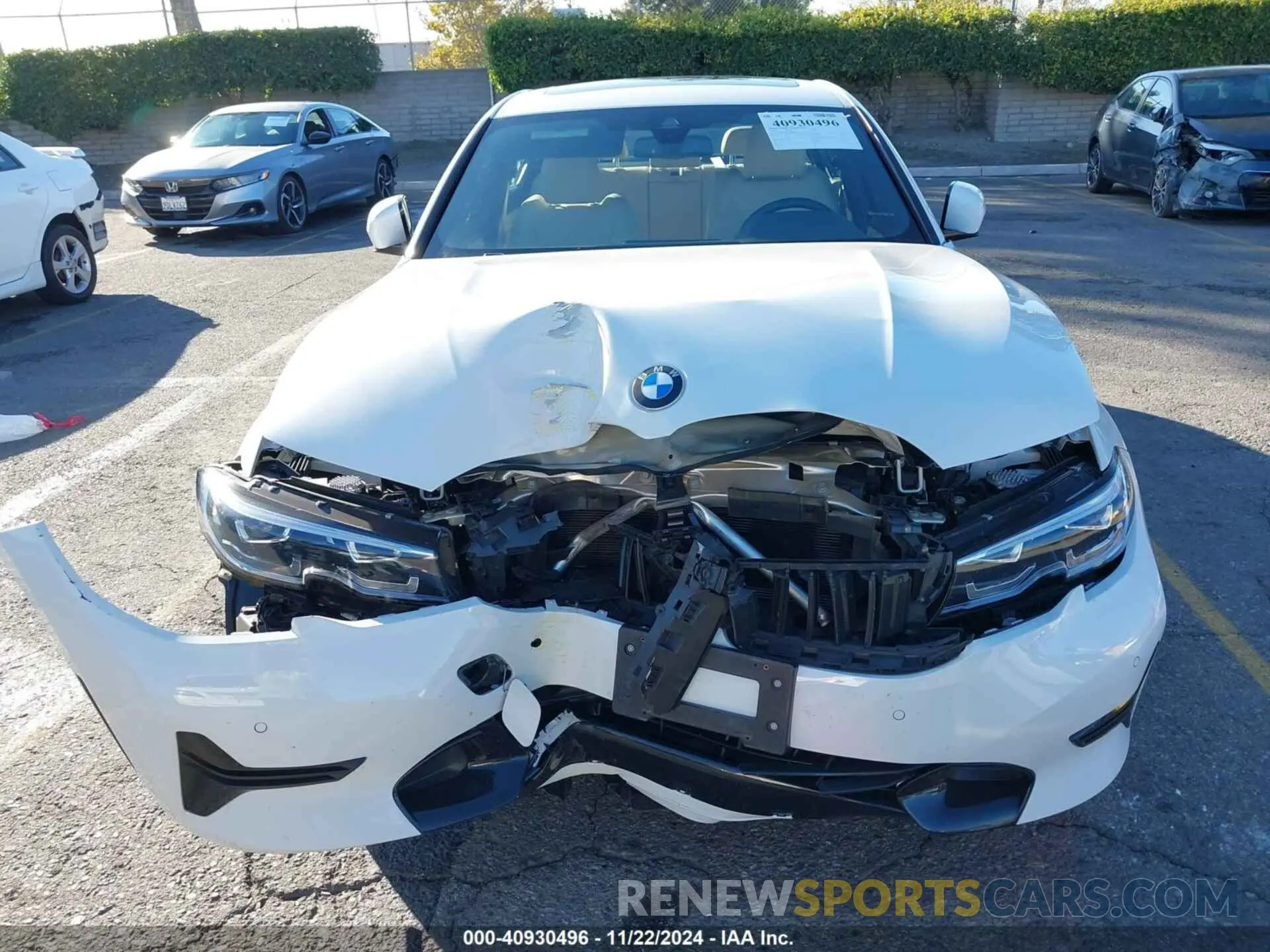 6 Фотография поврежденного автомобиля 3MW5R1J05M8B87468 BMW 330I 2021