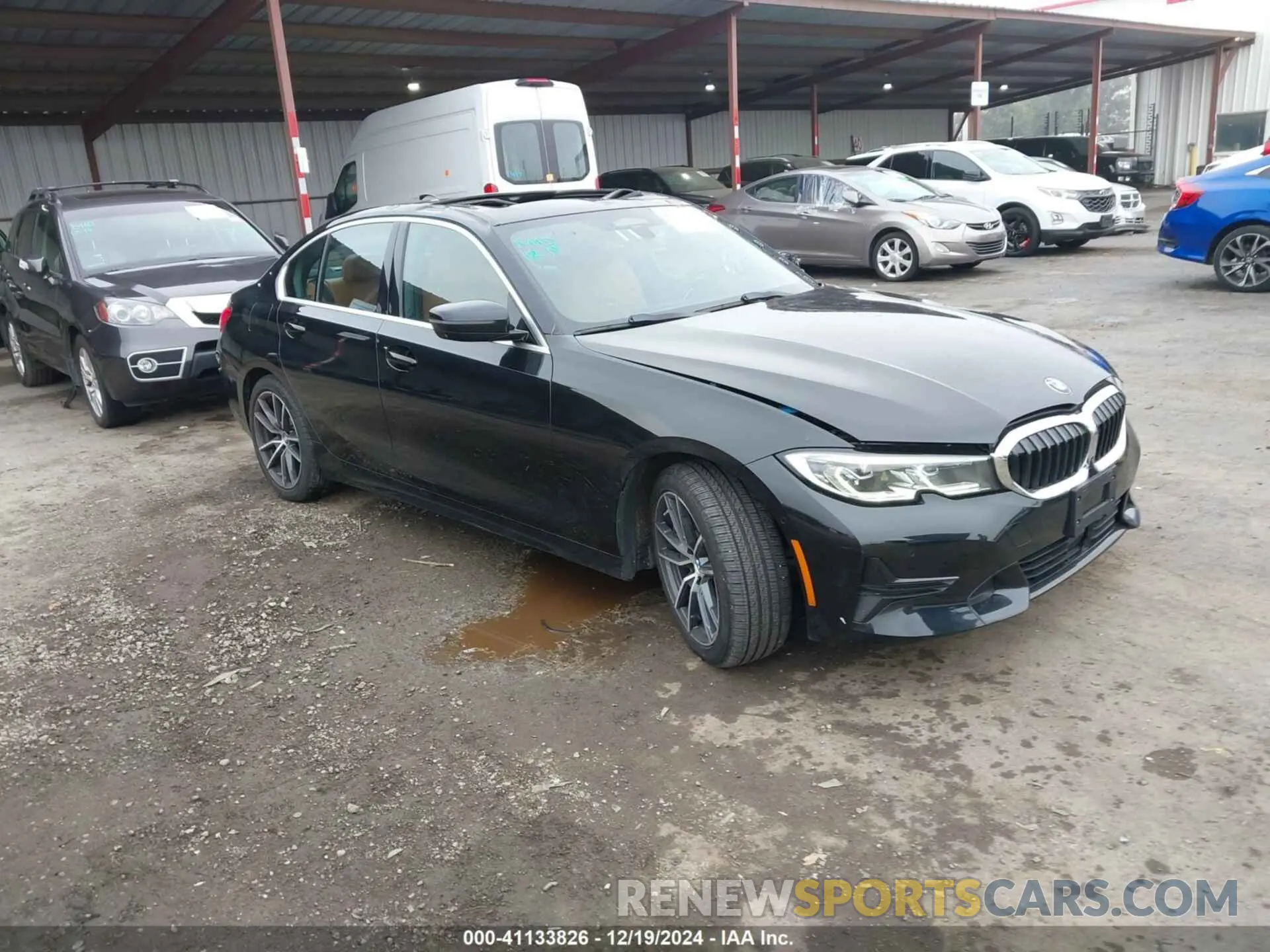 1 Фотография поврежденного автомобиля 3MW5R1J07M8B53581 BMW 330I 2021