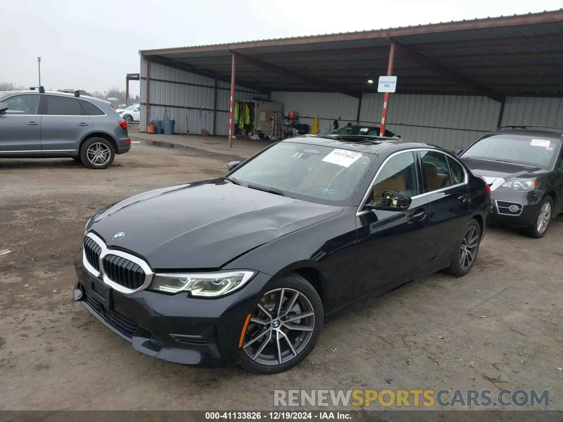6 Фотография поврежденного автомобиля 3MW5R1J07M8B53581 BMW 330I 2021