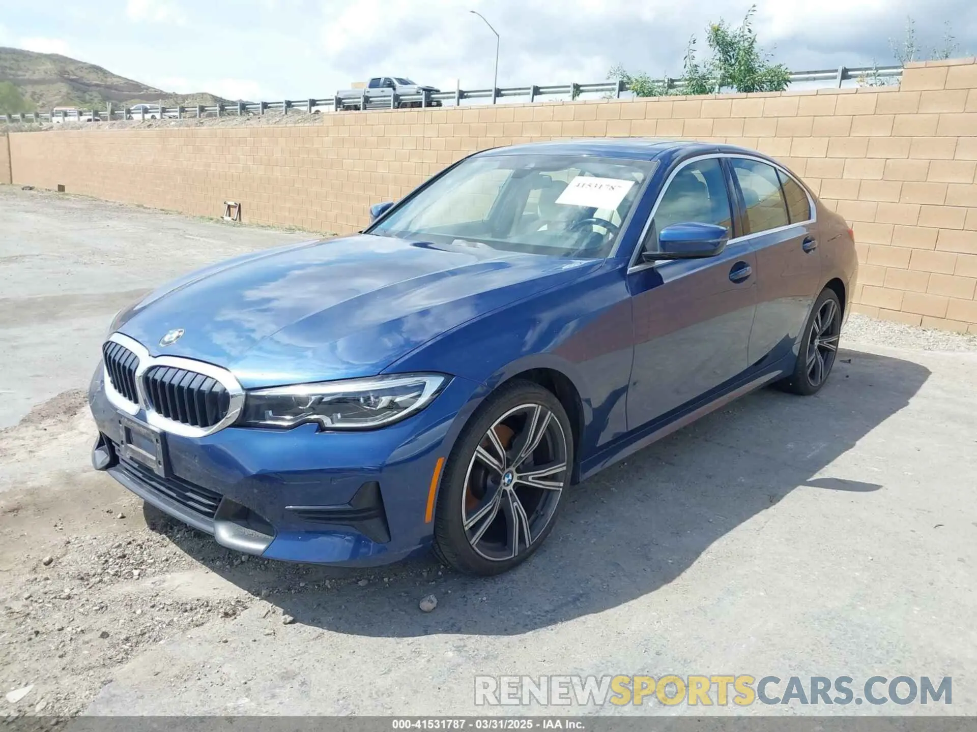 2 Фотография поврежденного автомобиля 3MW5R1J08M8B68283 BMW 330I 2021