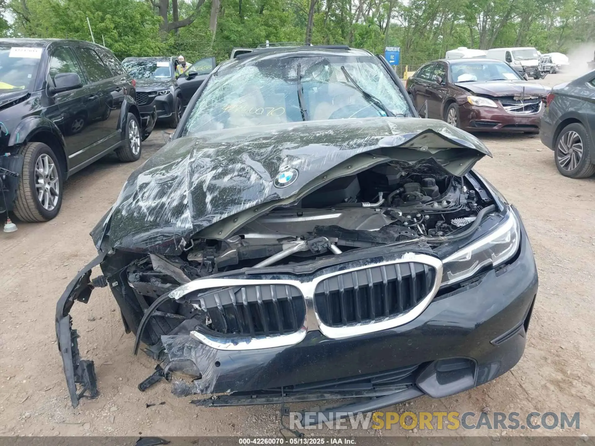 12 Фотография поврежденного автомобиля 3MW5R7J00M8B79538 BMW 330I 2021
