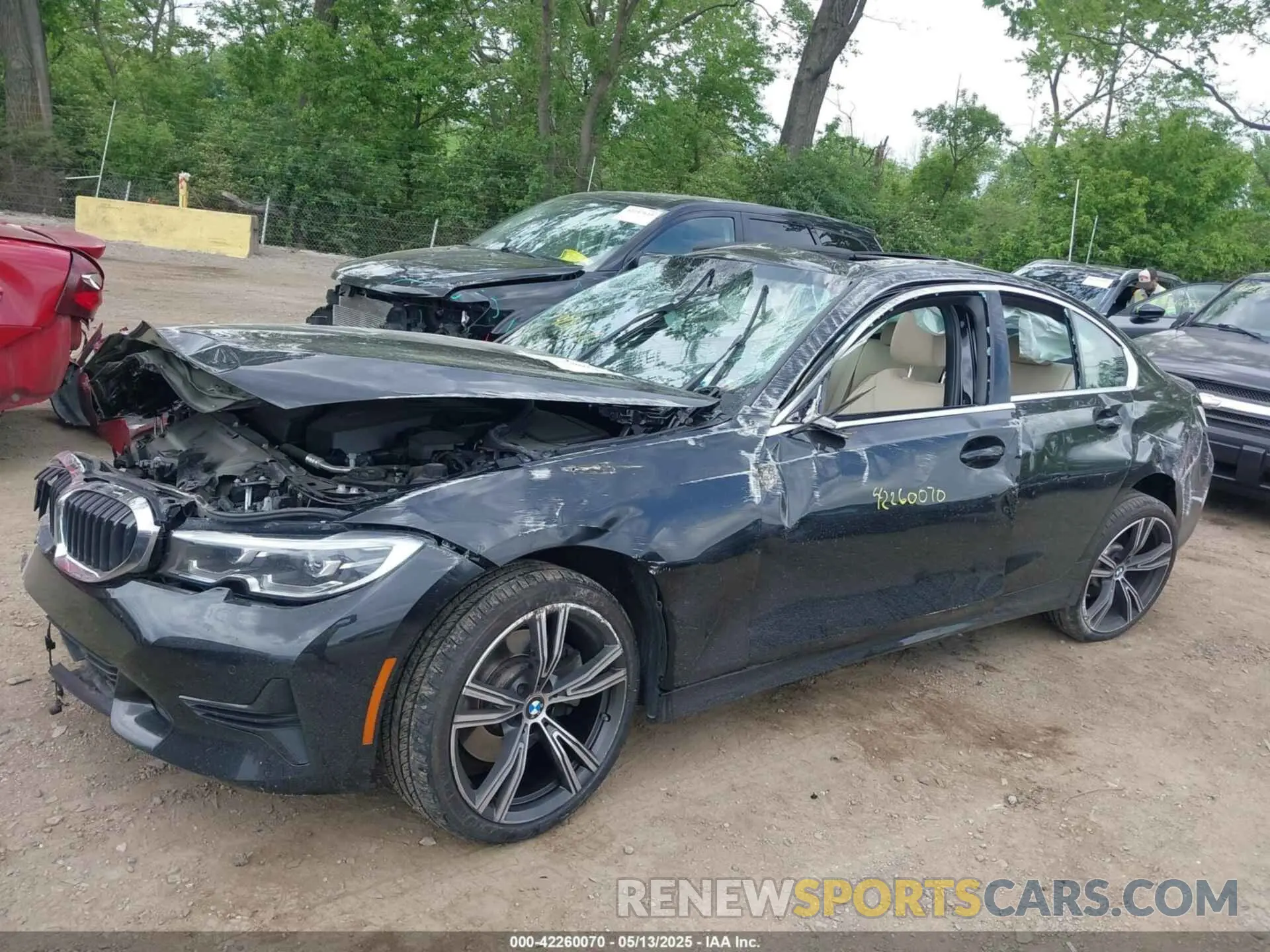 6 Фотография поврежденного автомобиля 3MW5R7J00M8B79538 BMW 330I 2021