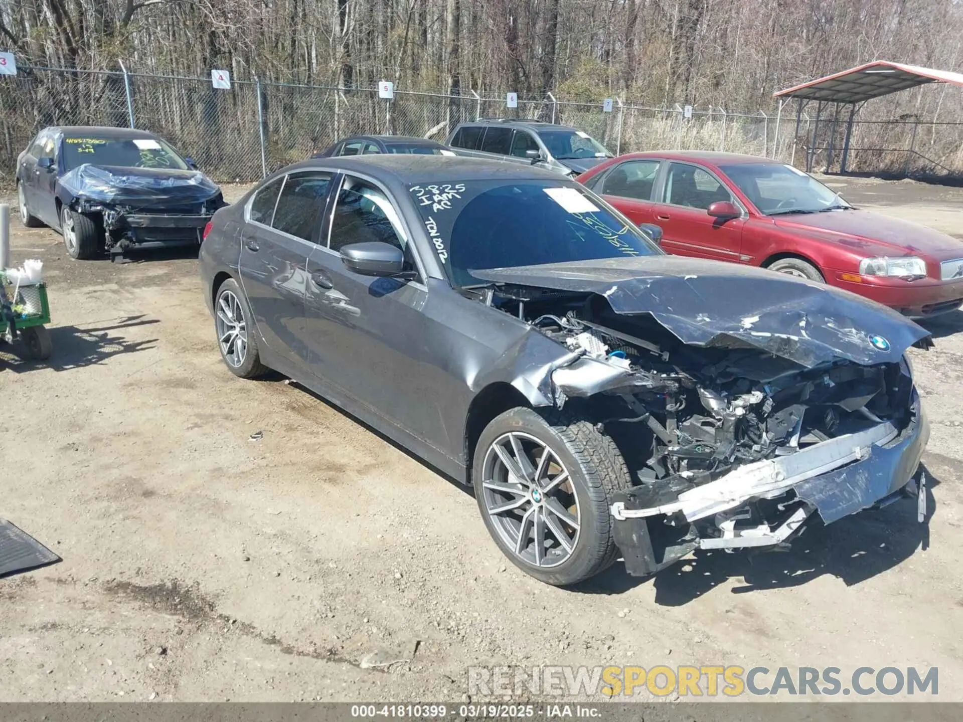 1 Фотография поврежденного автомобиля 3MW5R7J00M8B97750 BMW 330I 2021