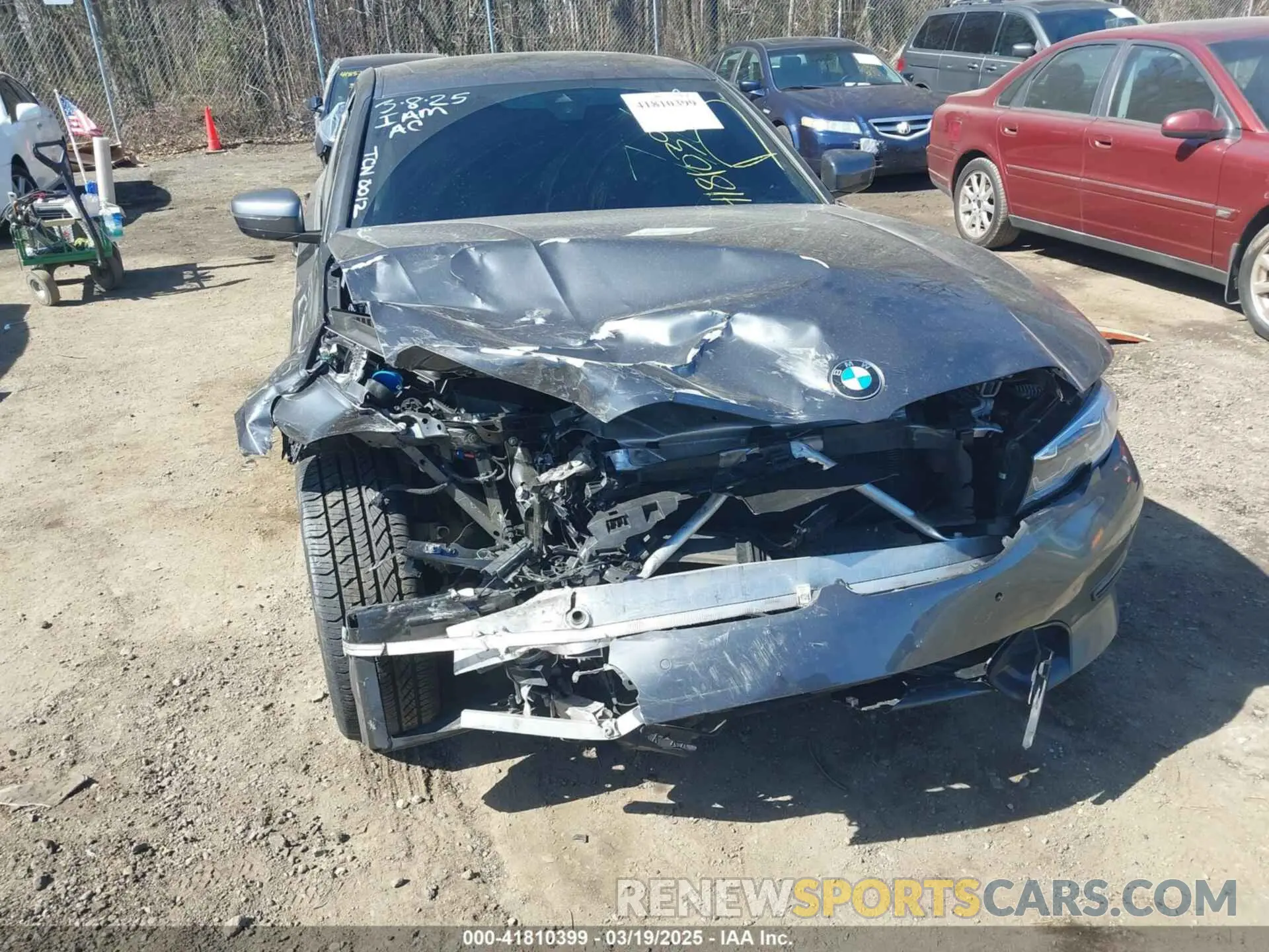 6 Фотография поврежденного автомобиля 3MW5R7J00M8B97750 BMW 330I 2021