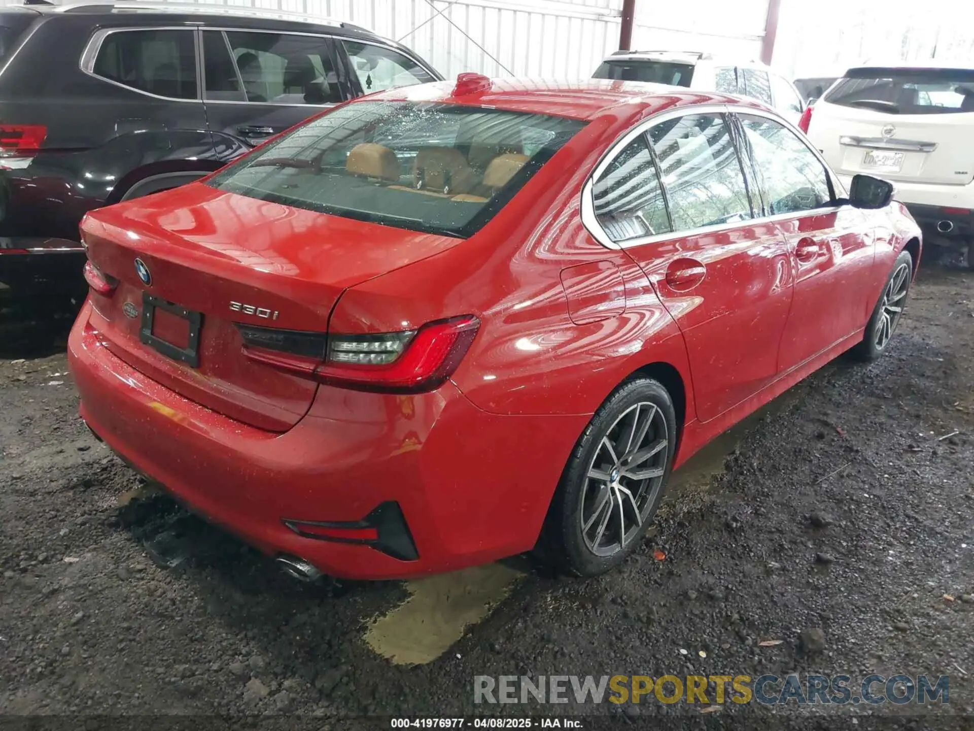 4 Фотография поврежденного автомобиля 3MW5R7J01M8C03295 BMW 330I 2021
