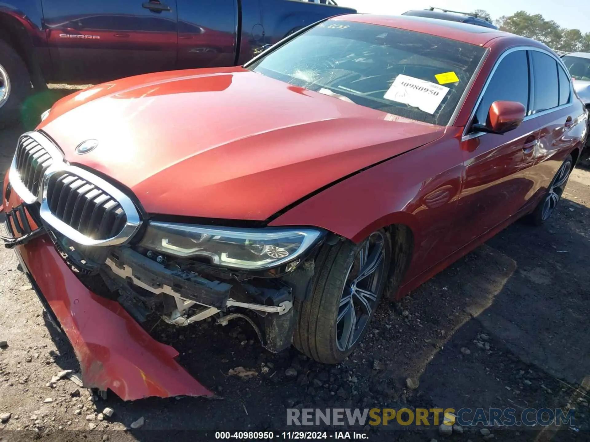 2 Фотография поврежденного автомобиля 3MW5R7J06M8B48407 BMW 330I 2021
