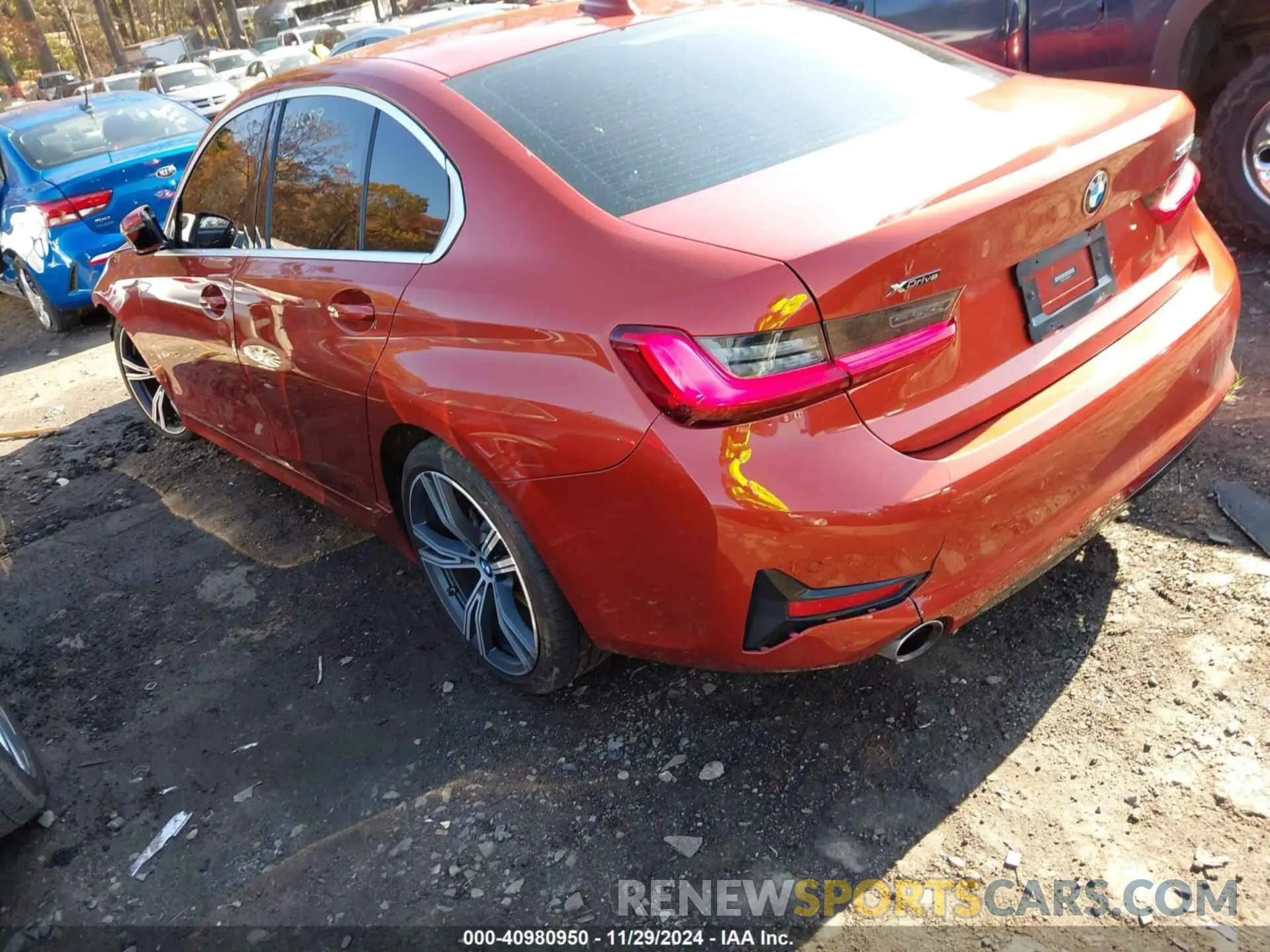 3 Фотография поврежденного автомобиля 3MW5R7J06M8B48407 BMW 330I 2021