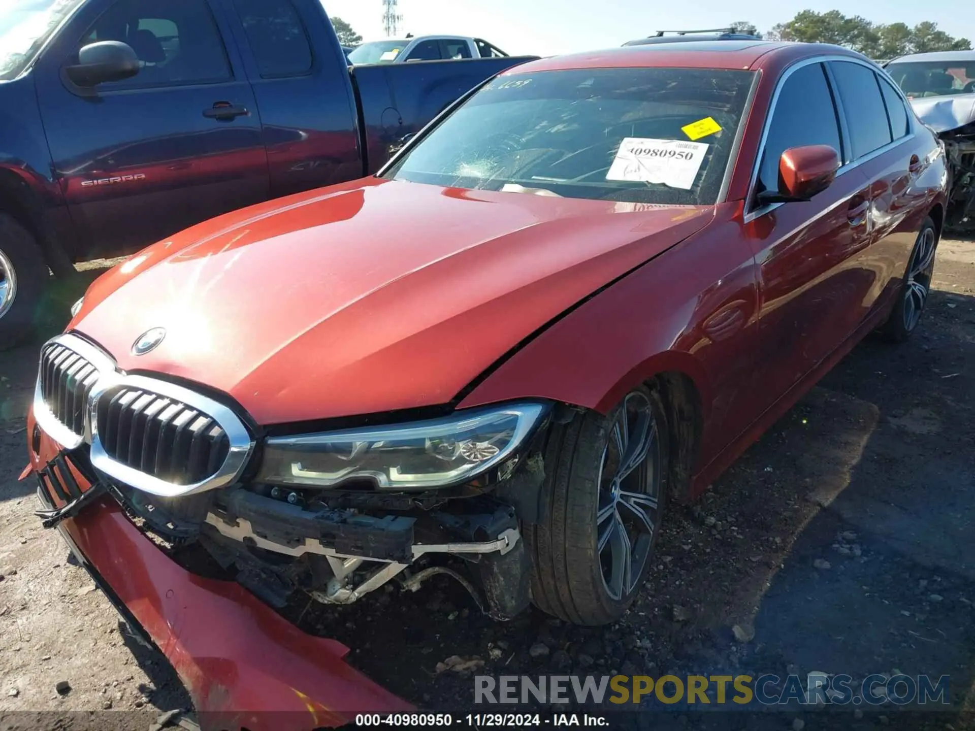 6 Фотография поврежденного автомобиля 3MW5R7J06M8B48407 BMW 330I 2021