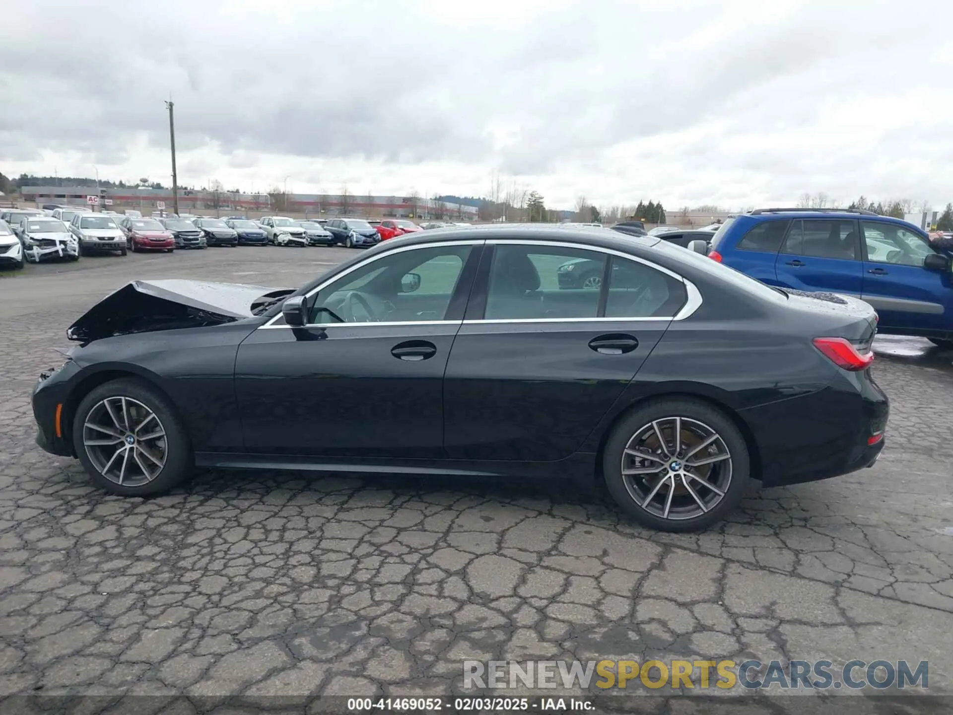 14 Фотография поврежденного автомобиля 3MW5R7J08M8C16500 BMW 330I 2021