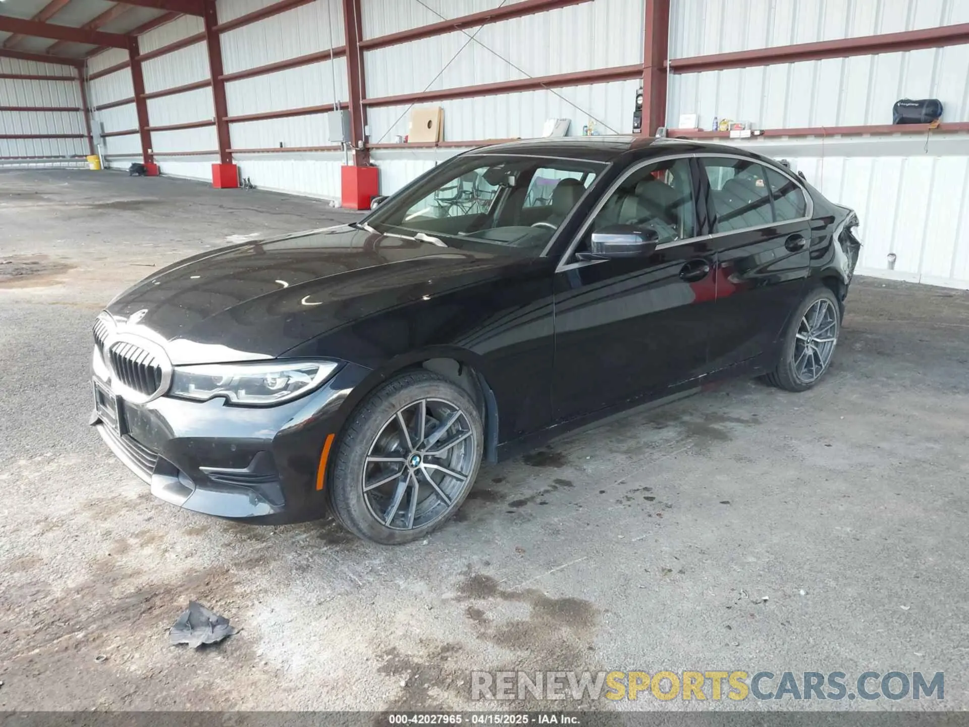 2 Фотография поврежденного автомобиля 3MW5R7J0XM8B58647 BMW 330I 2021