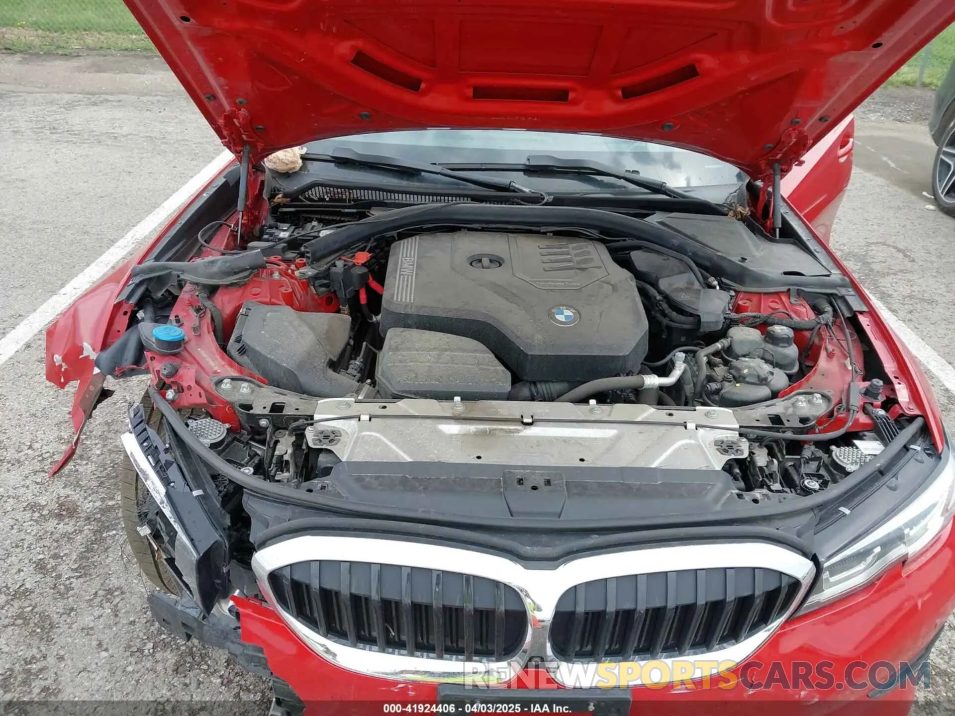 10 Фотография поврежденного автомобиля 3MW5R7J0XM8B84956 BMW 330I 2021
