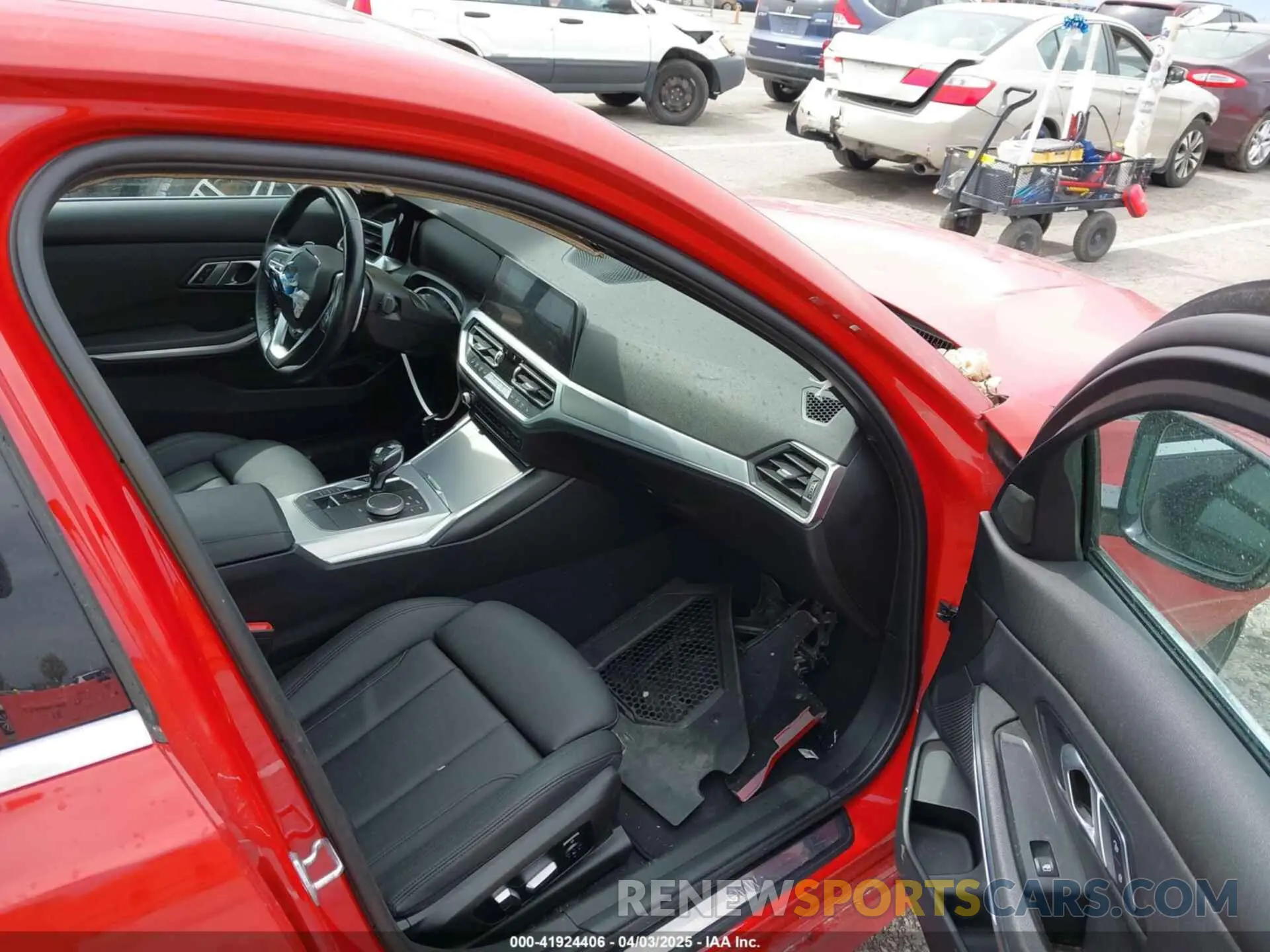 5 Фотография поврежденного автомобиля 3MW5R7J0XM8B84956 BMW 330I 2021