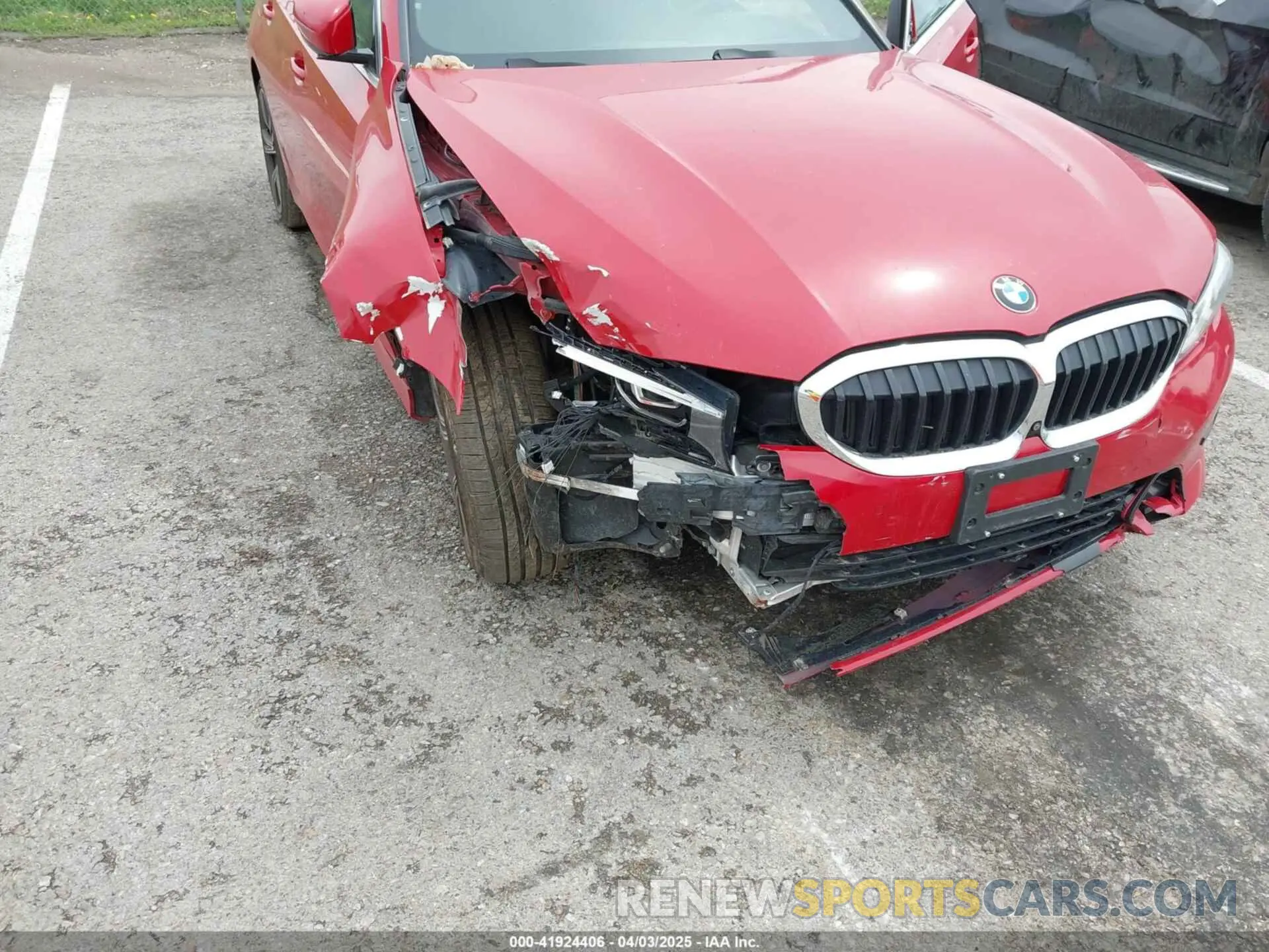 6 Фотография поврежденного автомобиля 3MW5R7J0XM8B84956 BMW 330I 2021