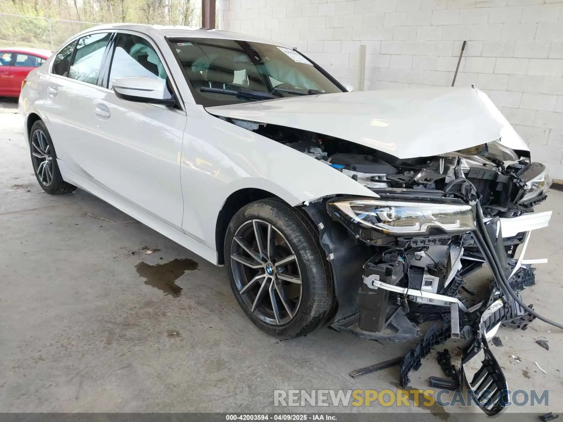 1 Photograph of a damaged car WBA5R7C01MFL54366 BMW 330I 2021