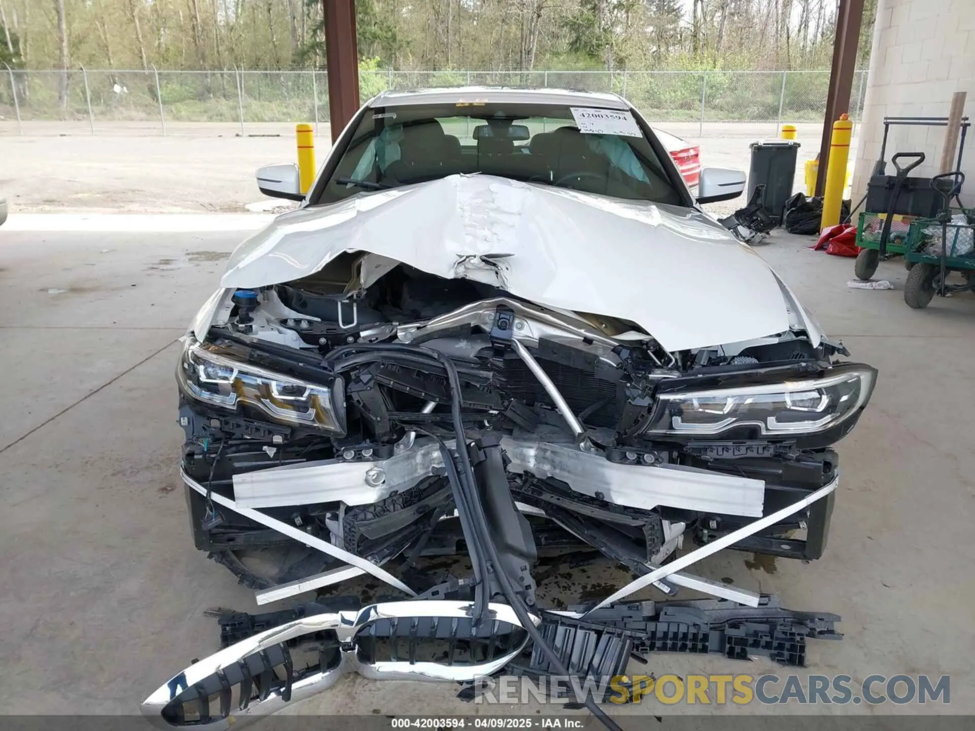 12 Photograph of a damaged car WBA5R7C01MFL54366 BMW 330I 2021