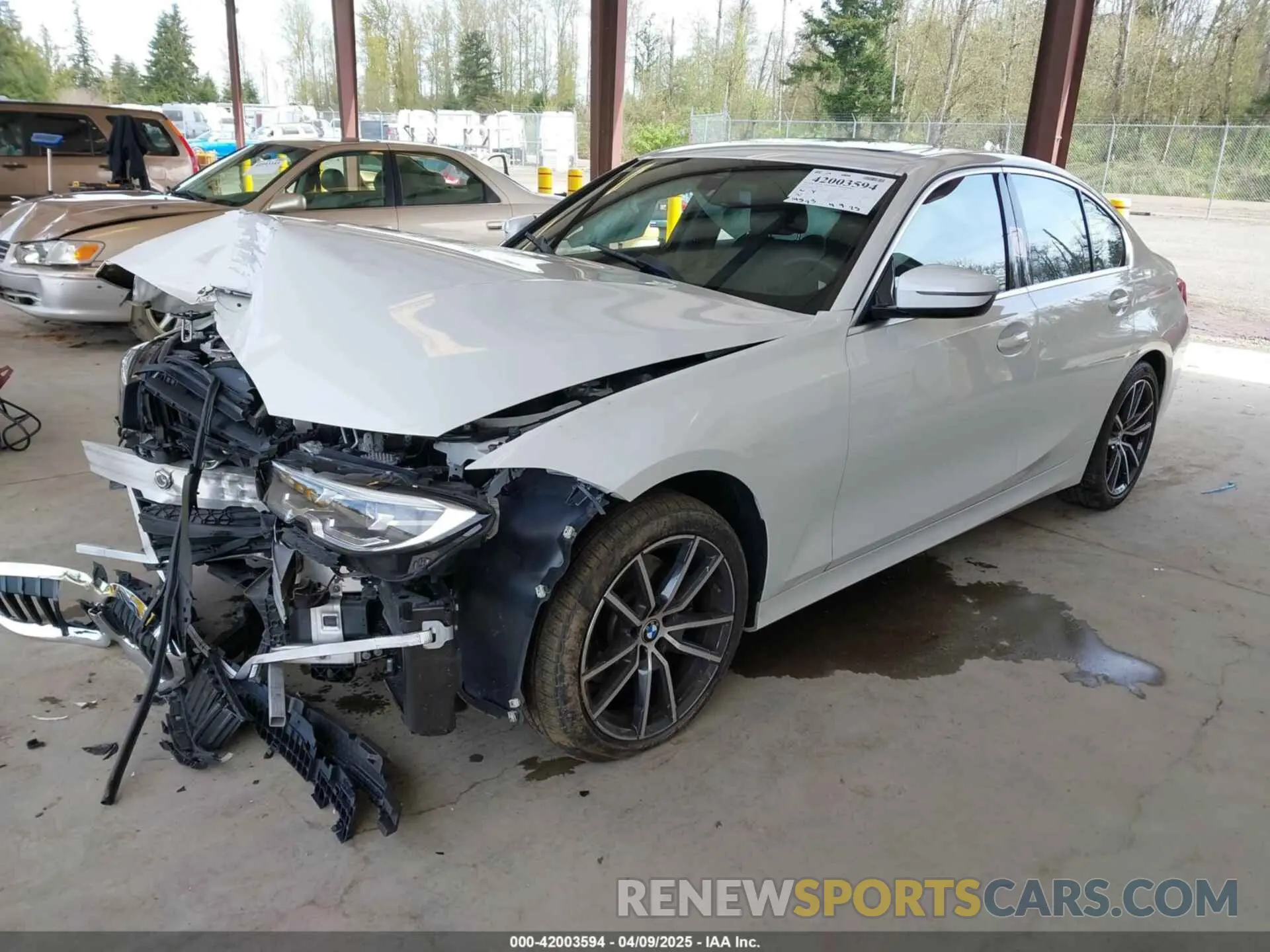 2 Photograph of a damaged car WBA5R7C01MFL54366 BMW 330I 2021