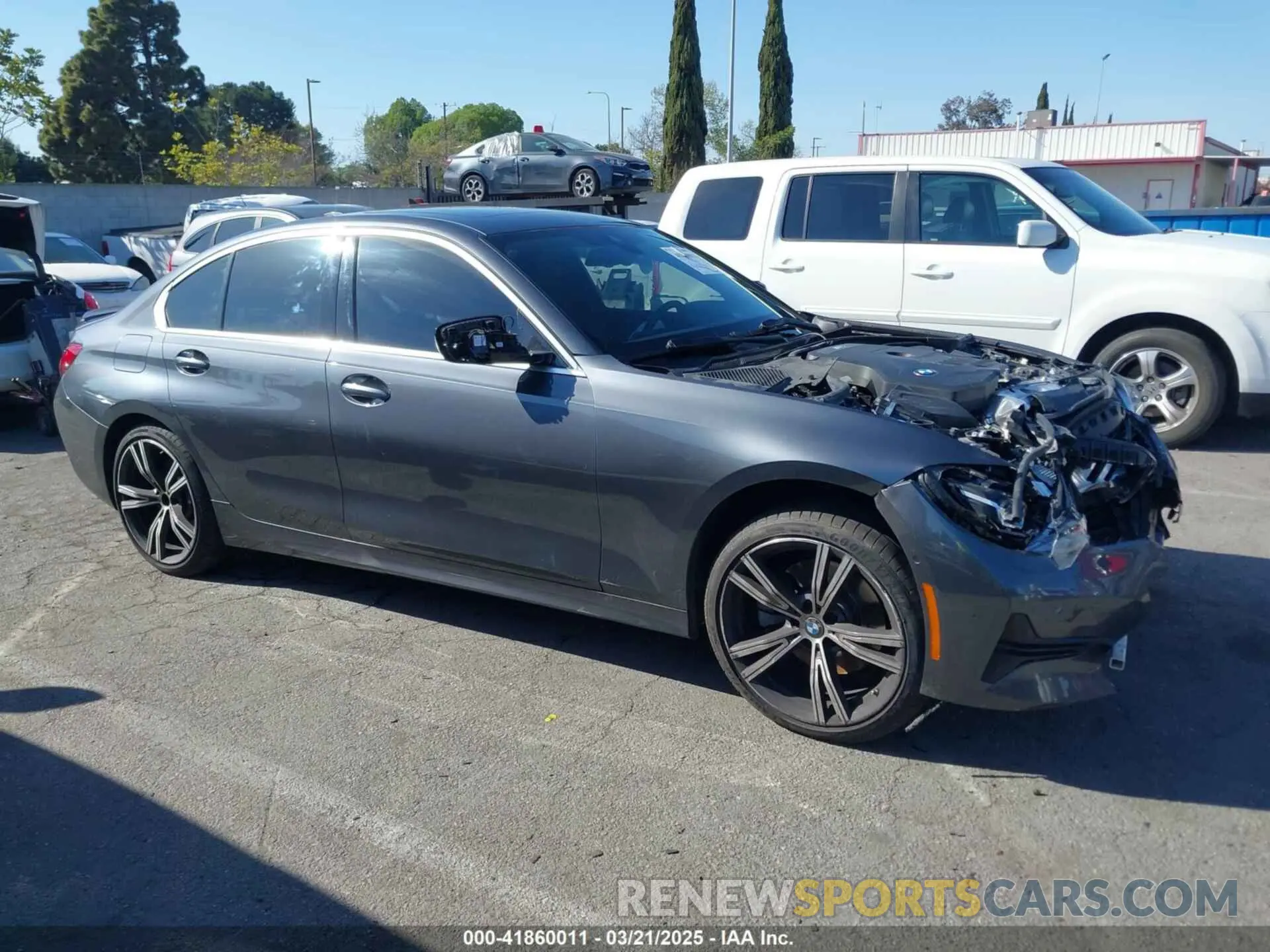 13 Photograph of a damaged car WBA5R7C06MFL21234 BMW 330I 2021