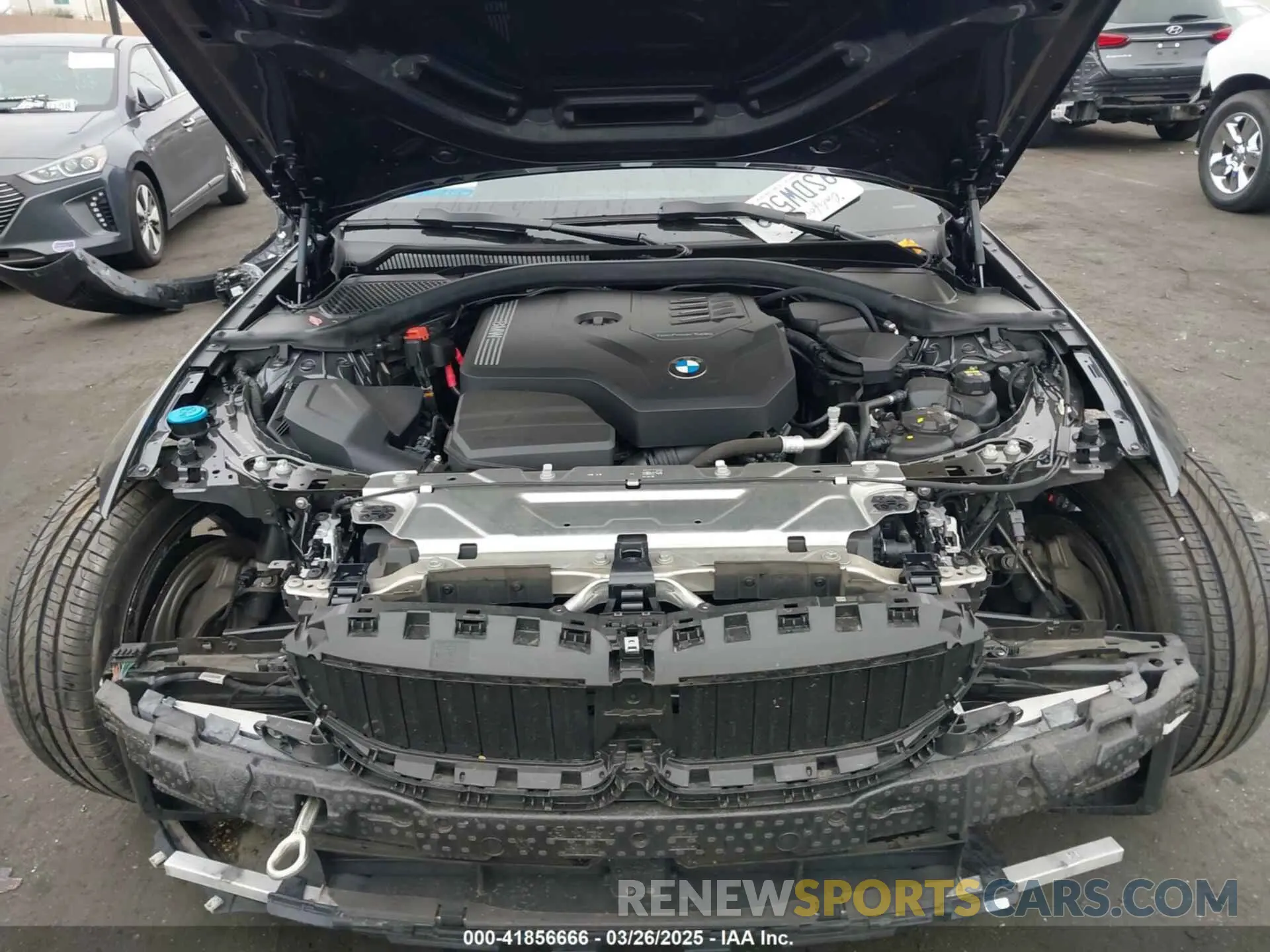 10 Фотография поврежденного автомобиля 3MW5R1J01N8C33802 BMW 330I 2022