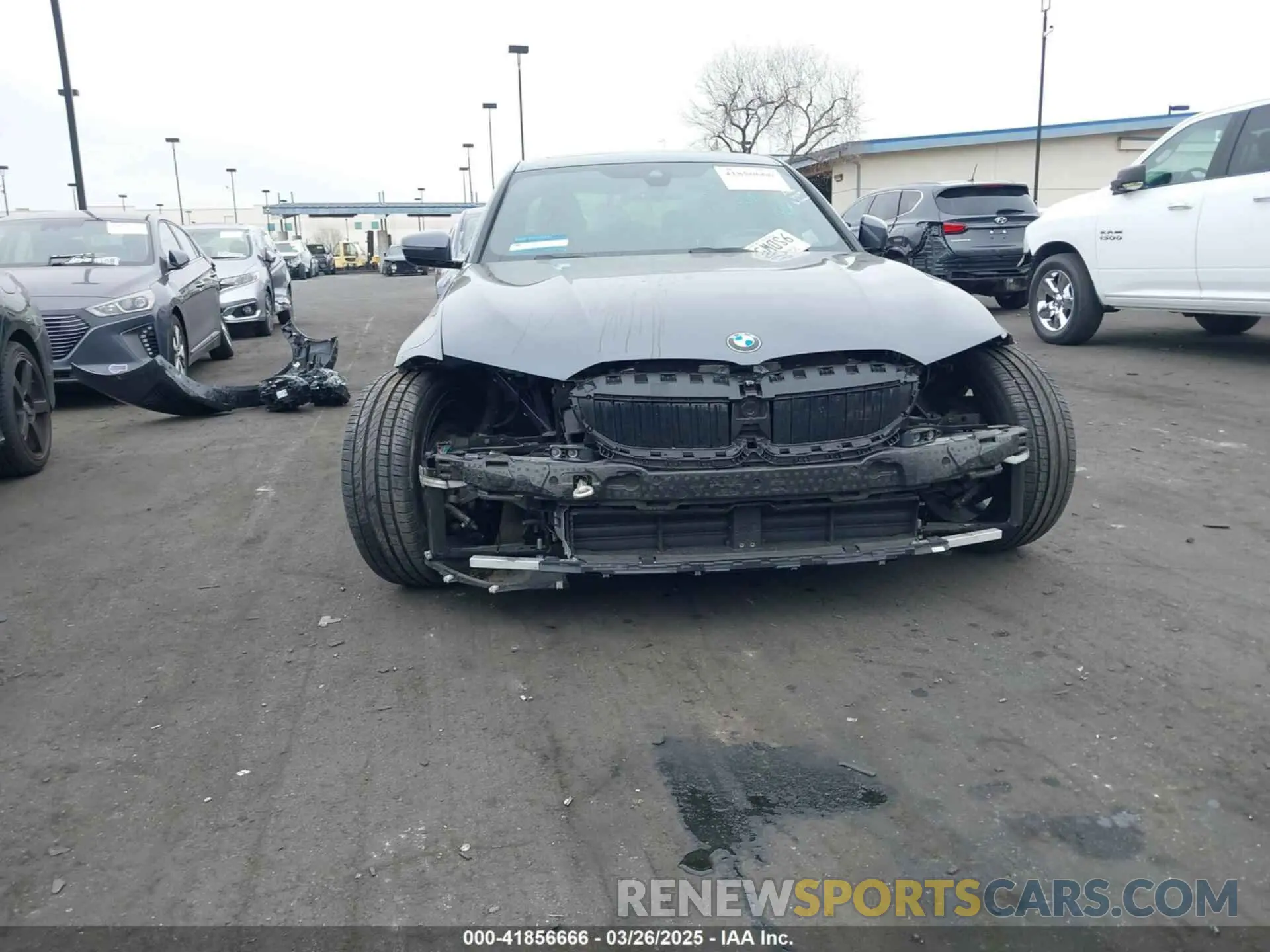 6 Фотография поврежденного автомобиля 3MW5R1J01N8C33802 BMW 330I 2022