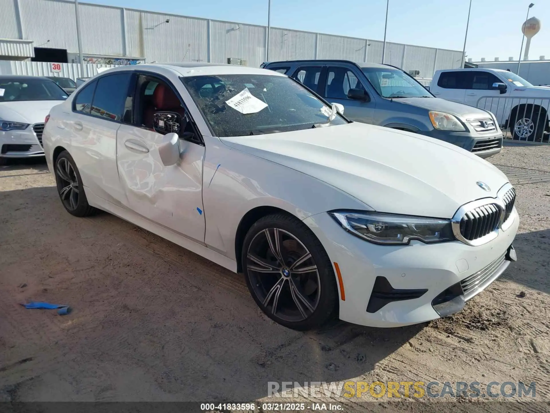 1 Photograph of a damaged car 3MW5R1J01N8C72194 BMW 330I 2022