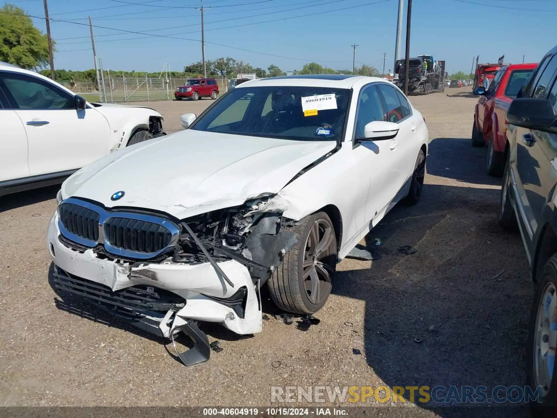 2 Photograph of a damaged car 3MW5R1J03N8C42775 BMW 330I 2022